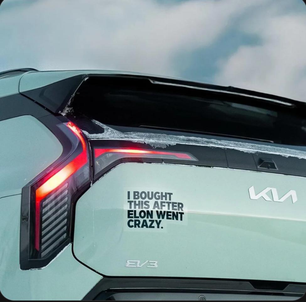 Kia norway takes a dig at Musk