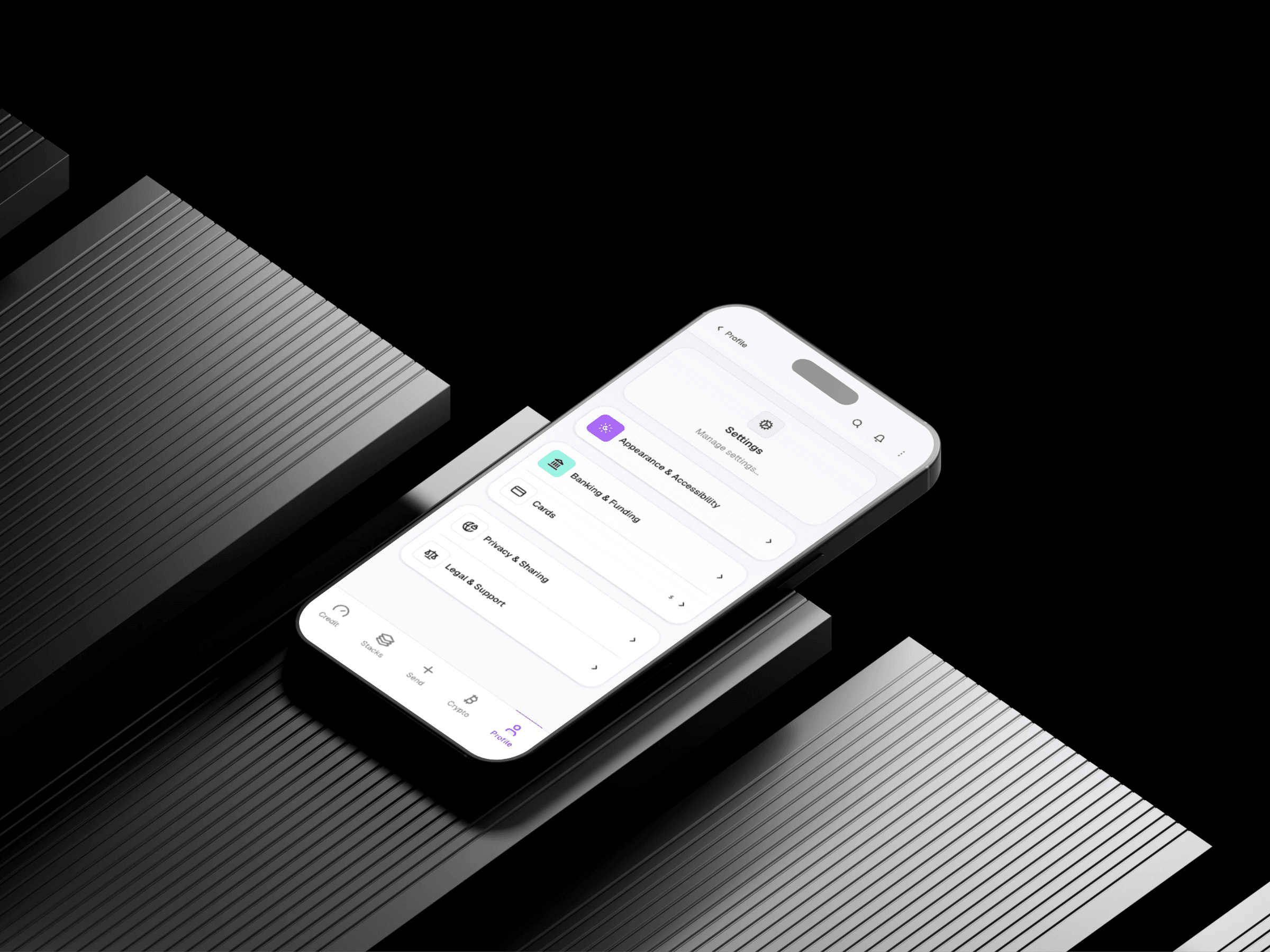 WeStack app showing shared stack balance with group members and activity for managing shared money and expenses