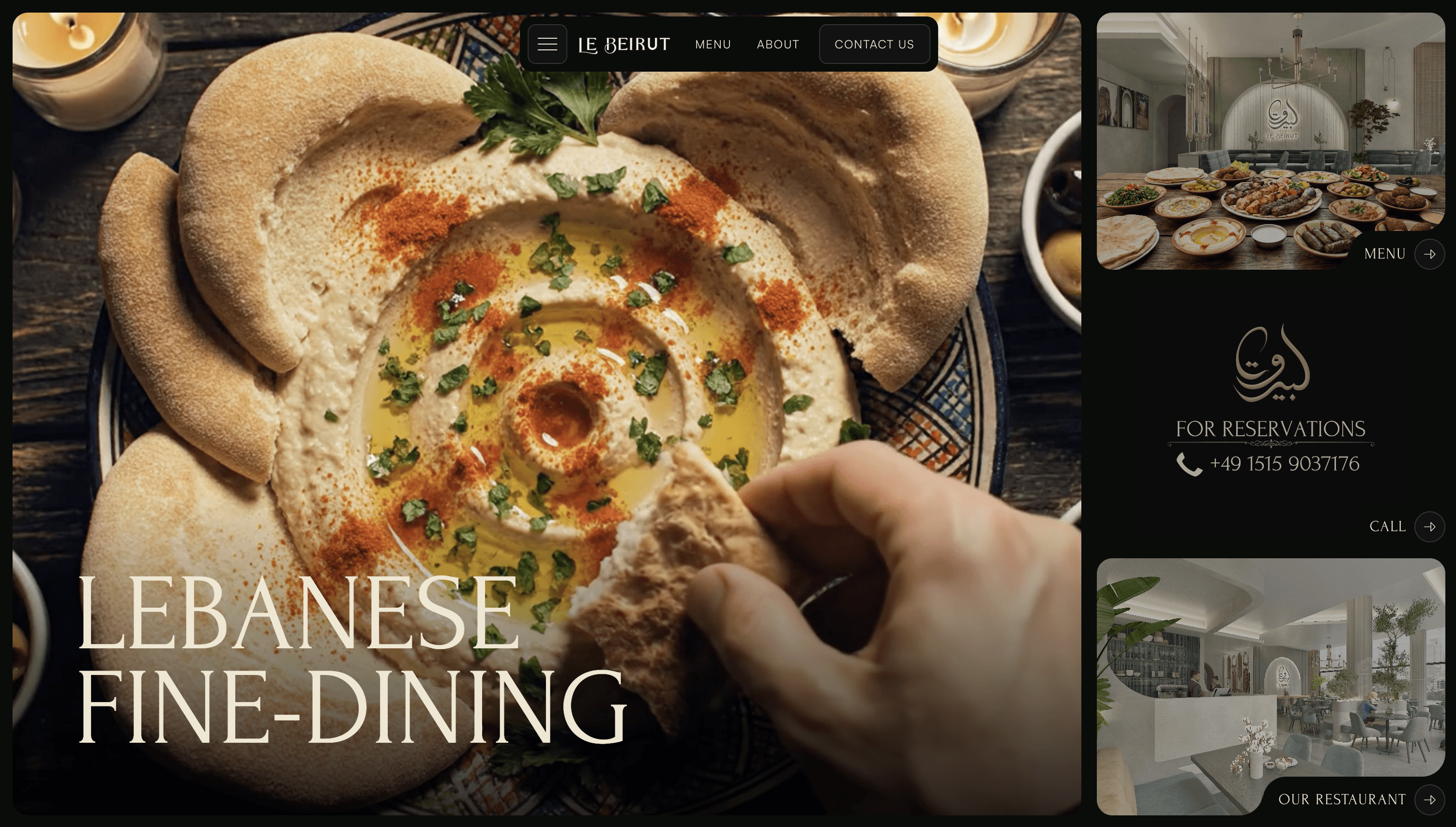 Website-Startseite von GSI Ingenieure mit Baustellenfoto, Logo, Leistungsübersicht und Referenzen wie Wohngebäude und Bildungseinrichtungen.
