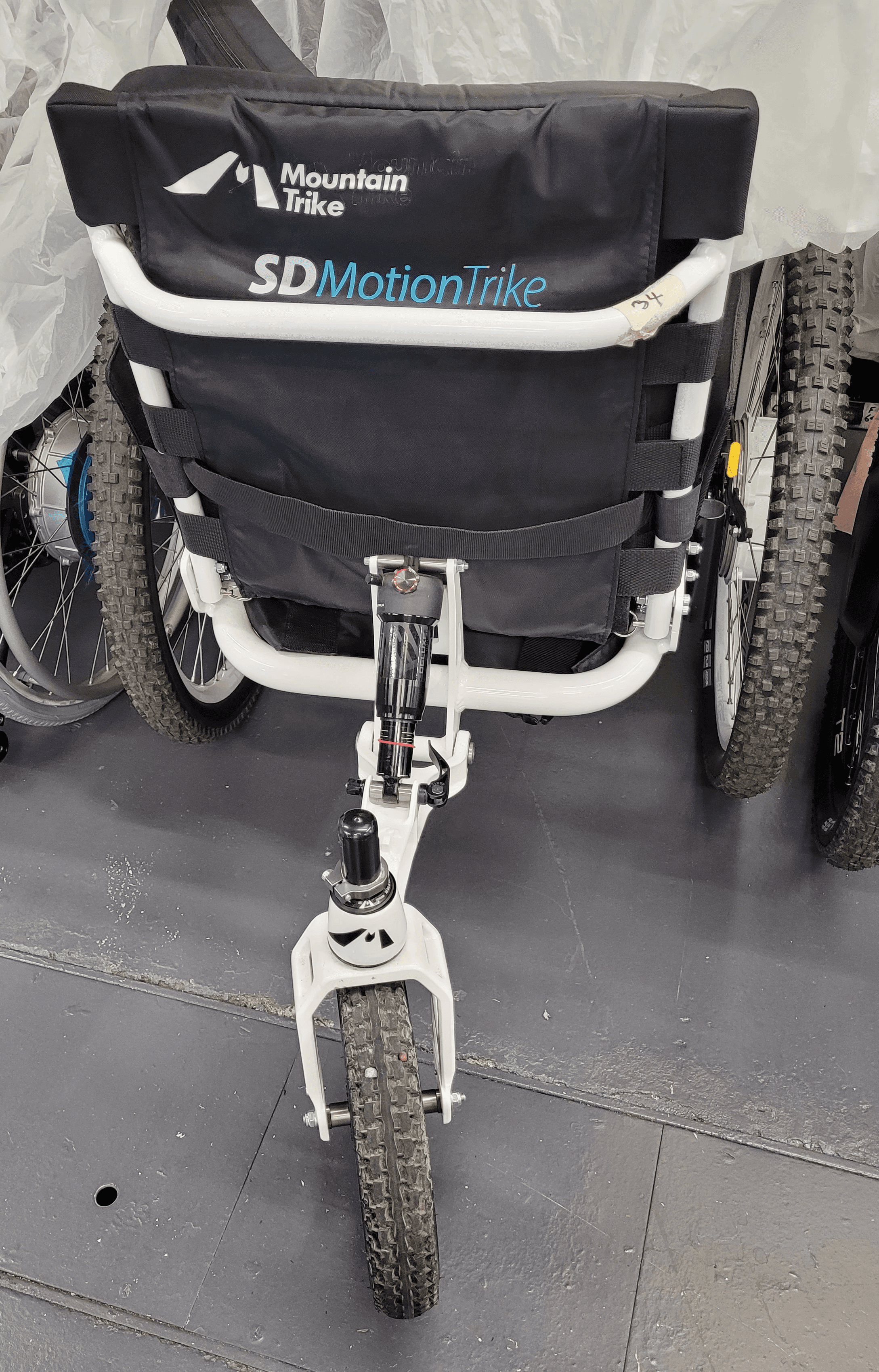 White SD Motion Trike