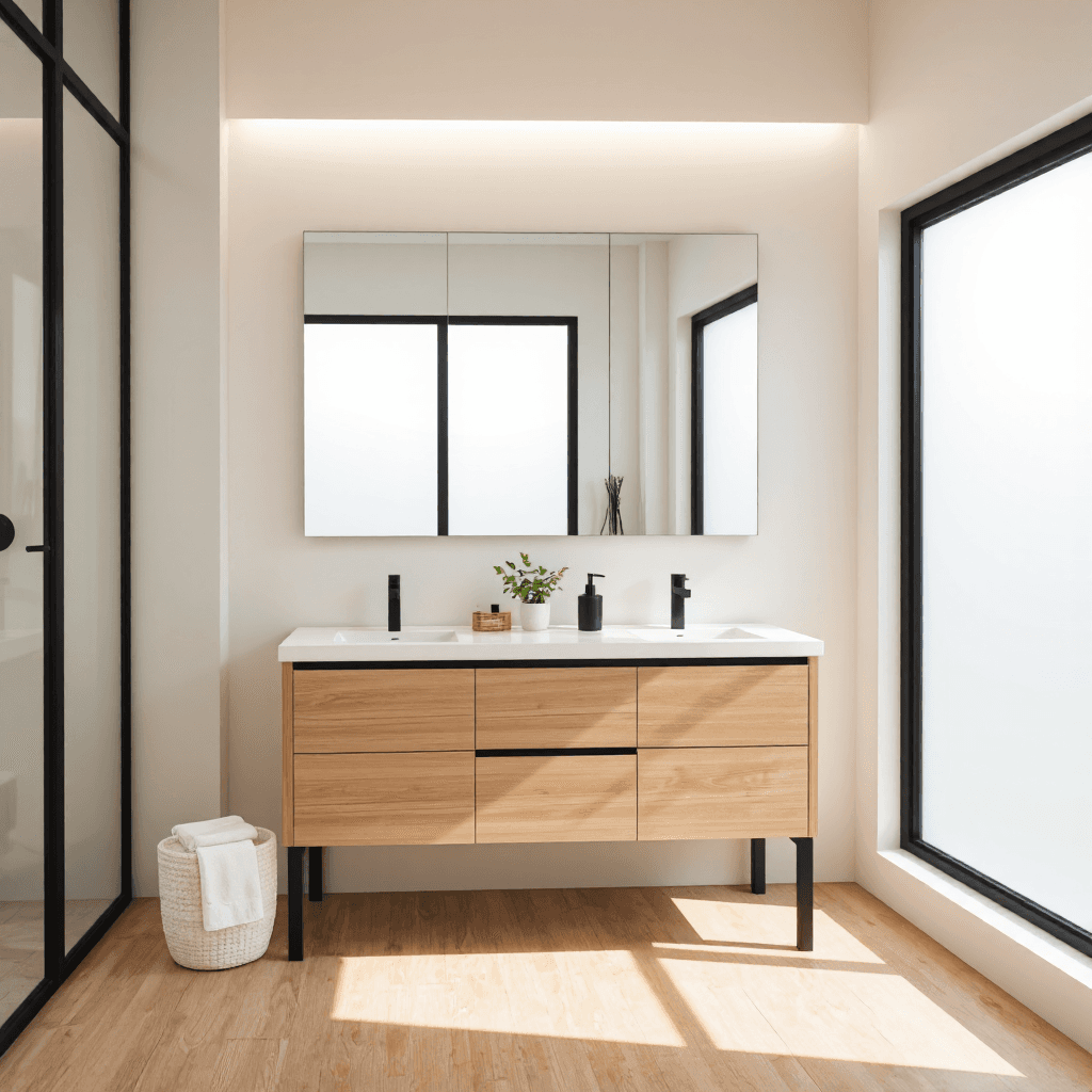 product photography of bathroom vanity
