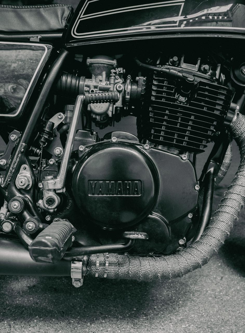 Yamaha XS 360 Motor close up