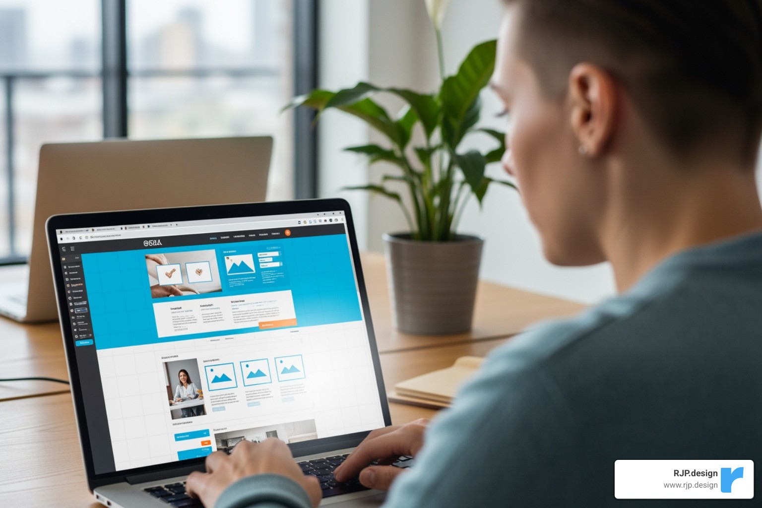 website dashboard showing positive growth analytics with various charts and metrics - custom website creation