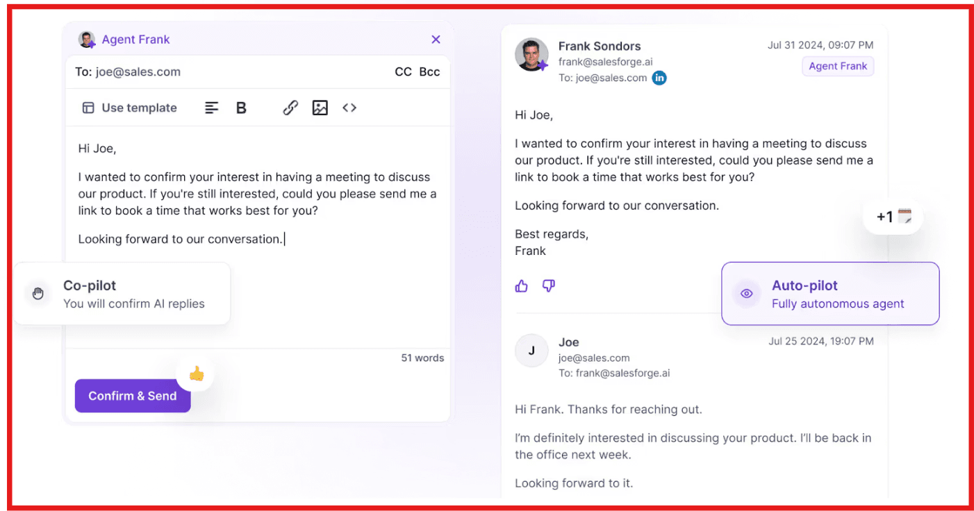 Agent Frank automates email outreach