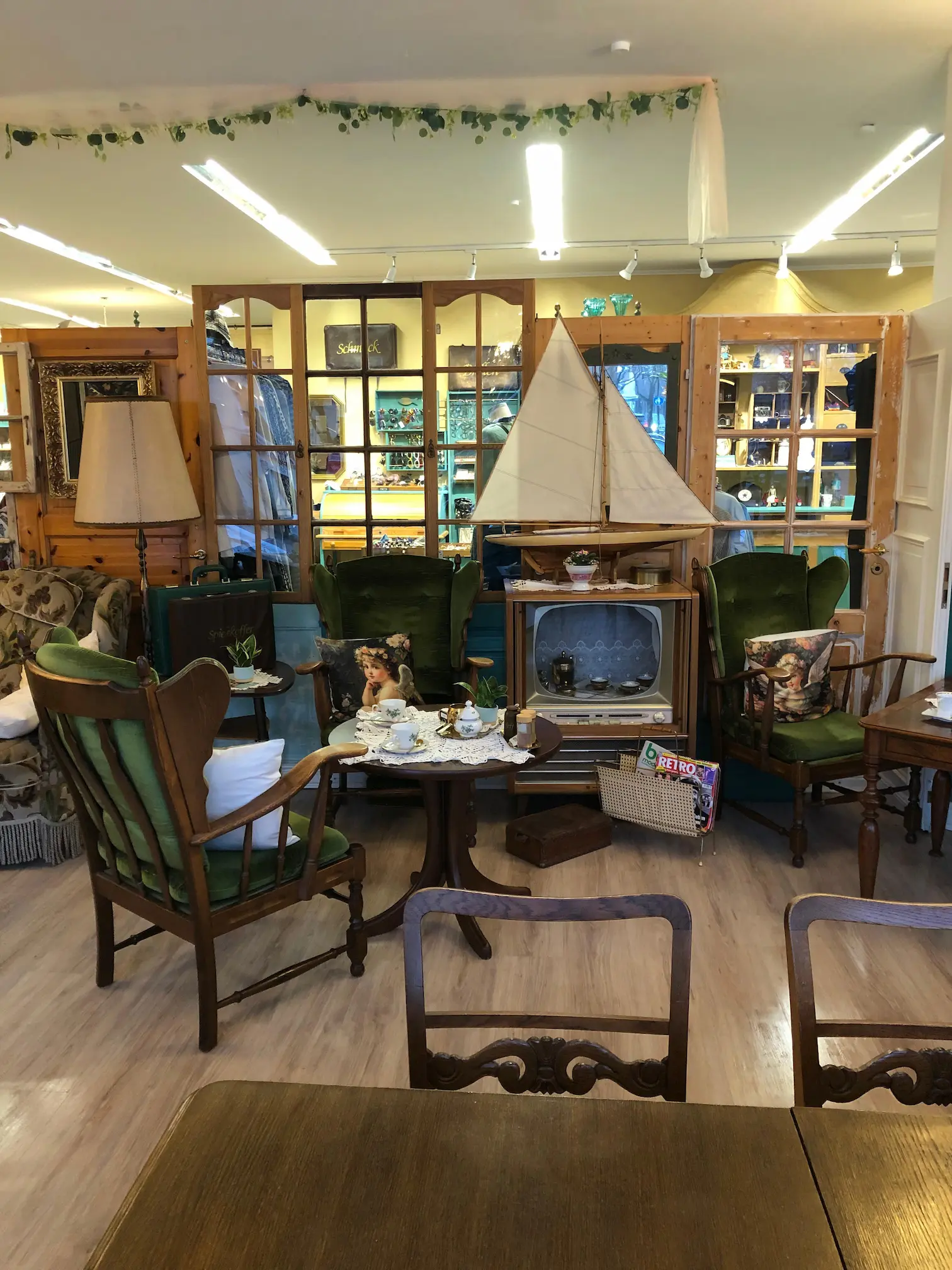 Sitzgelegenheit im Cafe