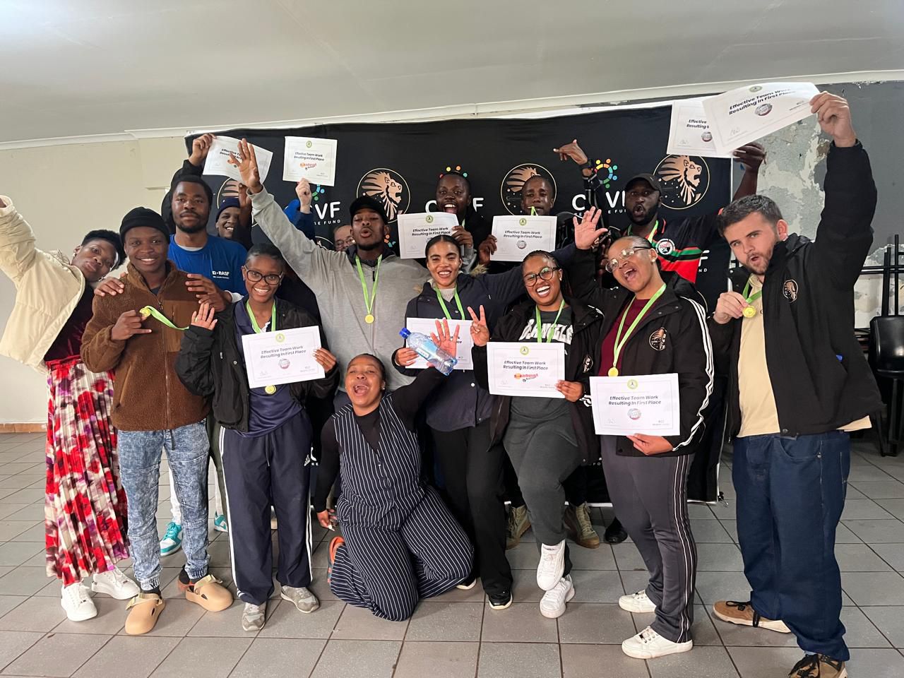 Woman lifting weights in a gym