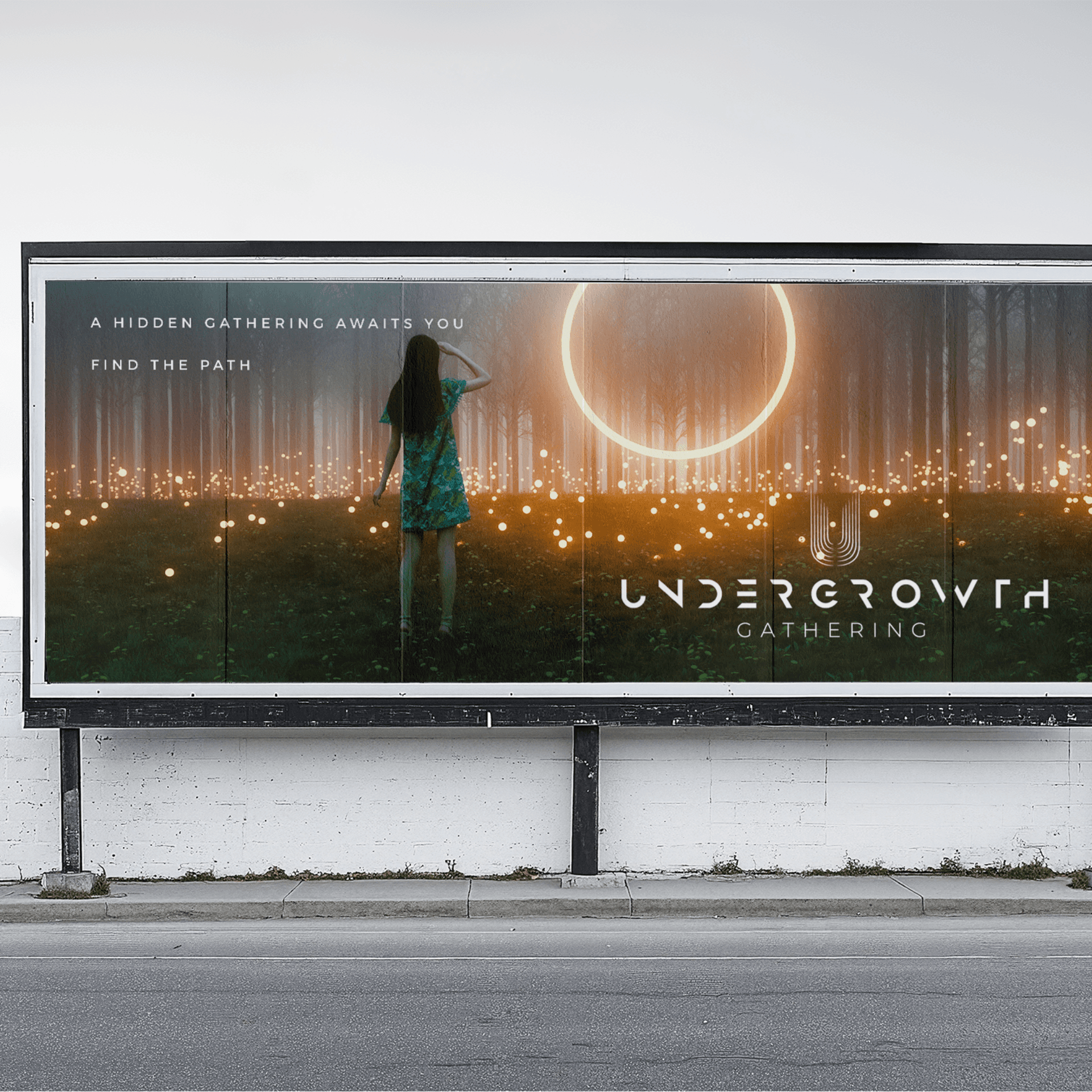 Film-inspired artwork with futuristic glowing cityscape.