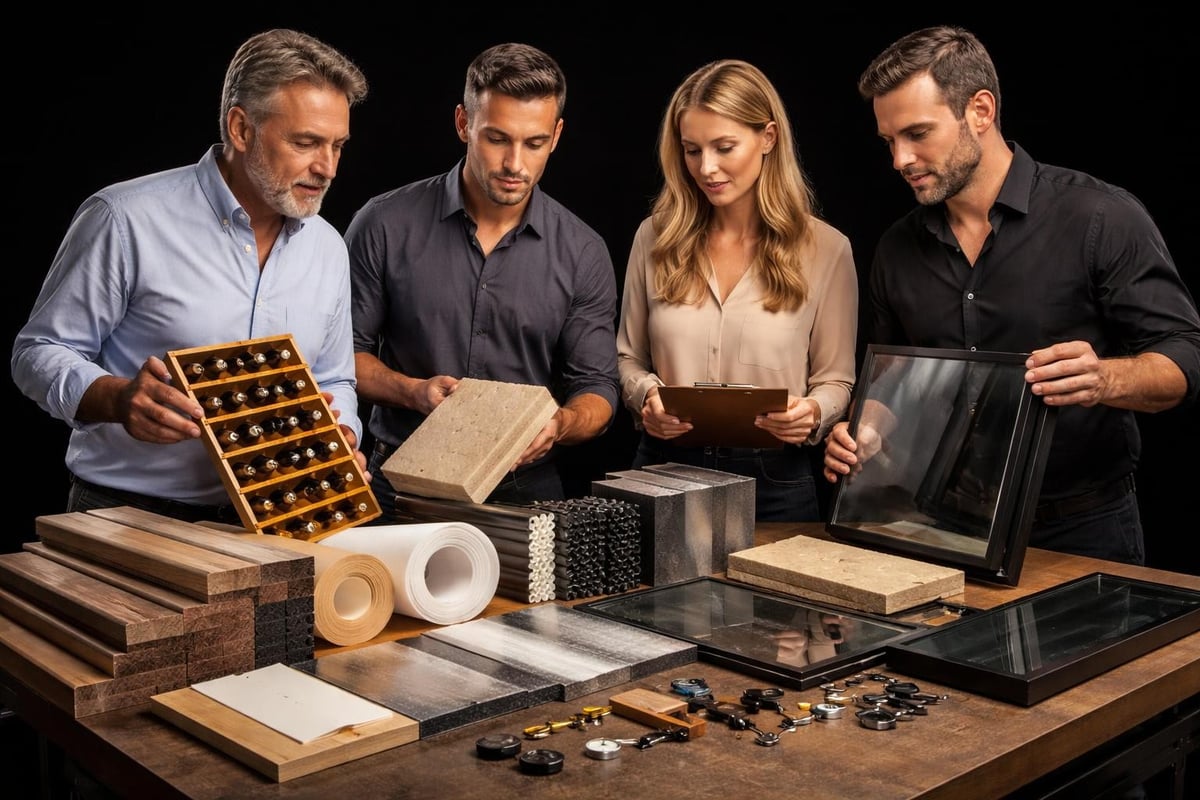 Wine cellar material considerations