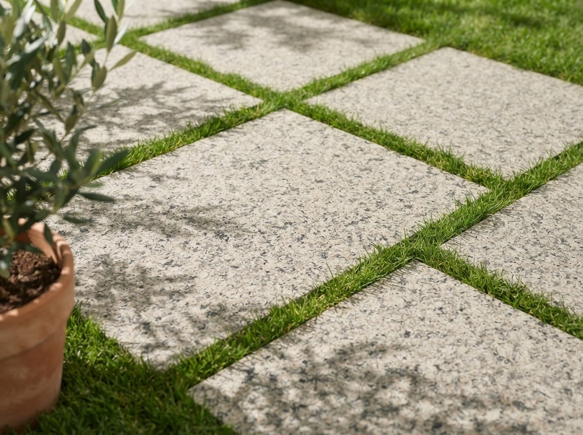 Rania Green Shotblasted Natural Granite Shotblasted finish detail view - Saudi natural stone by Al Takadom