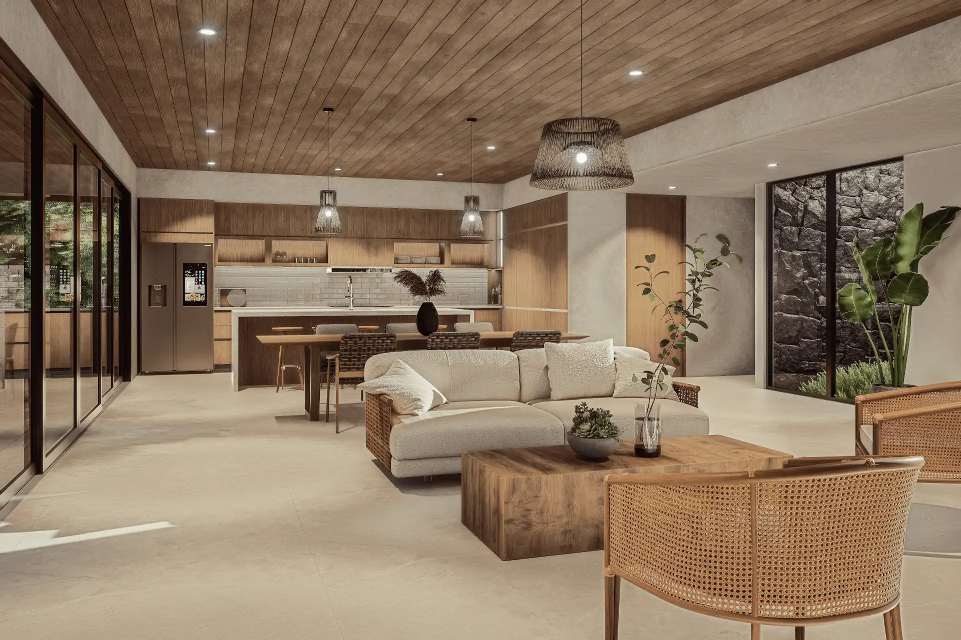 Black Coast Estates luxury living room