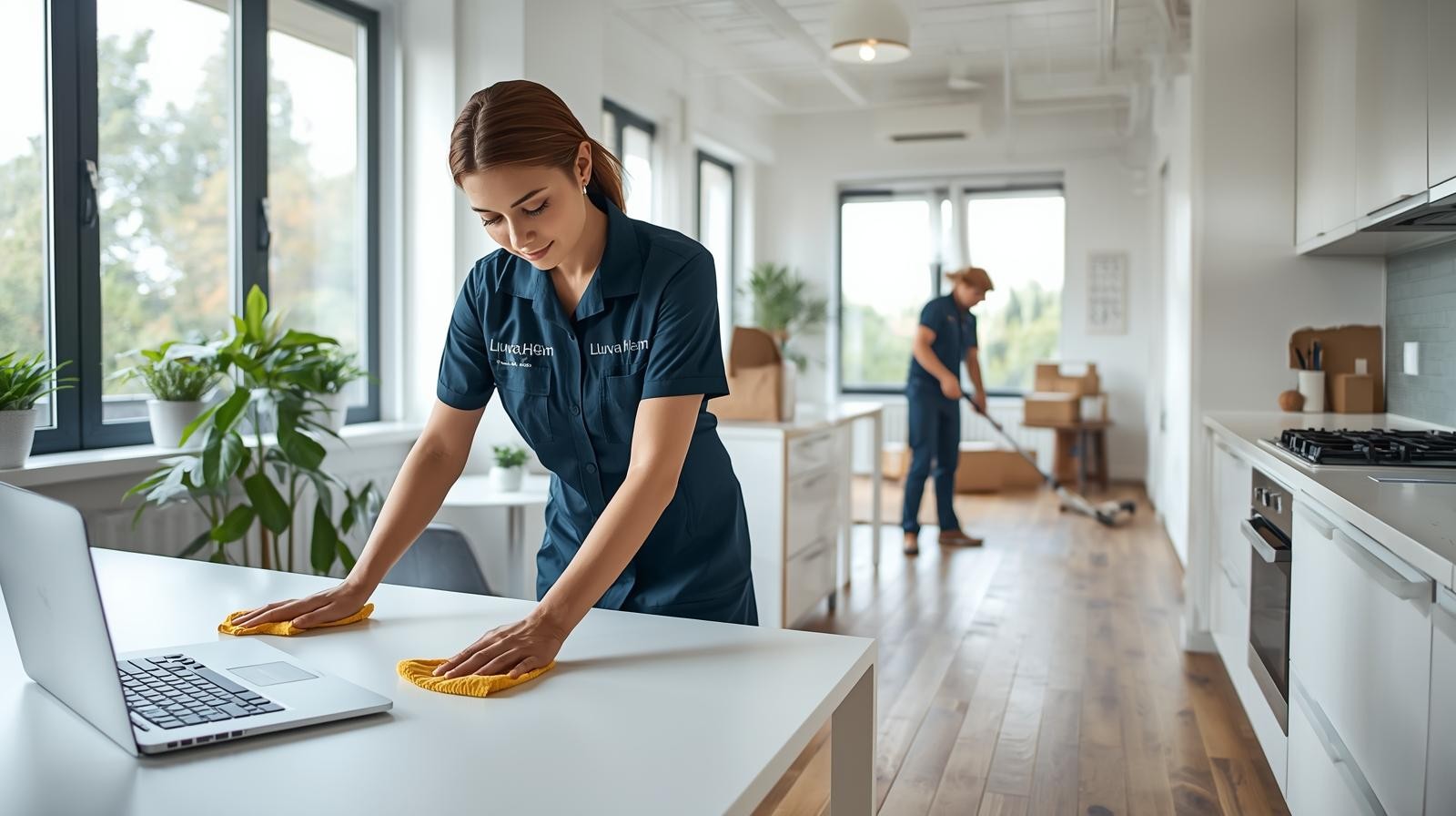 Minimal counter with cooking equipment