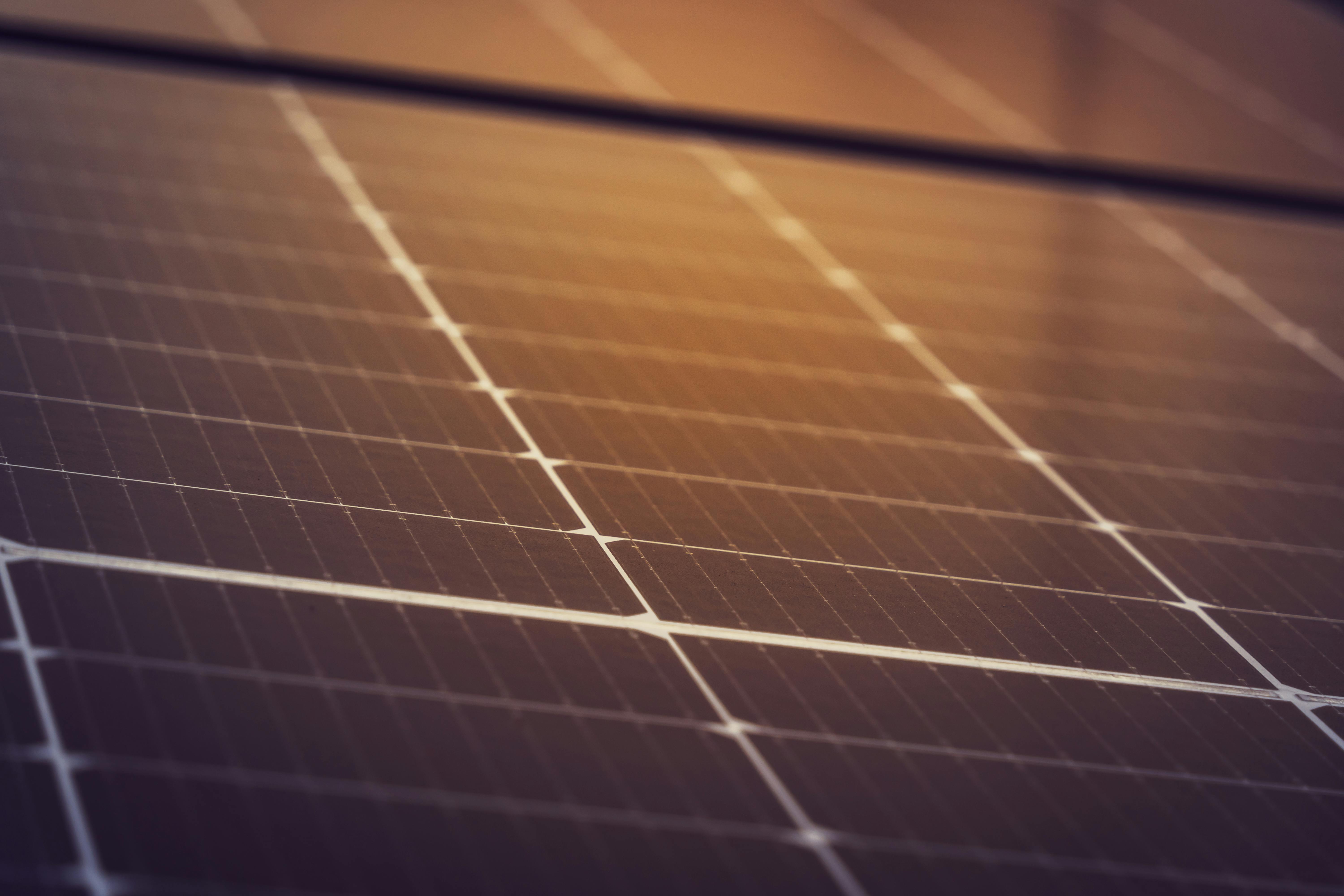photos de panneaux solaires