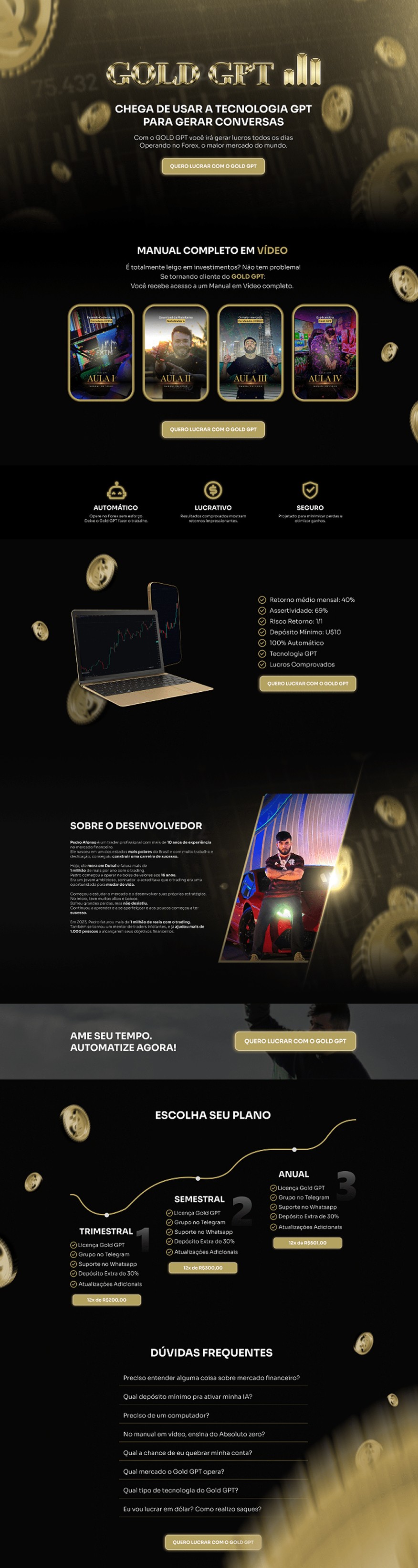 Site da empresa Impact Coalition Institute