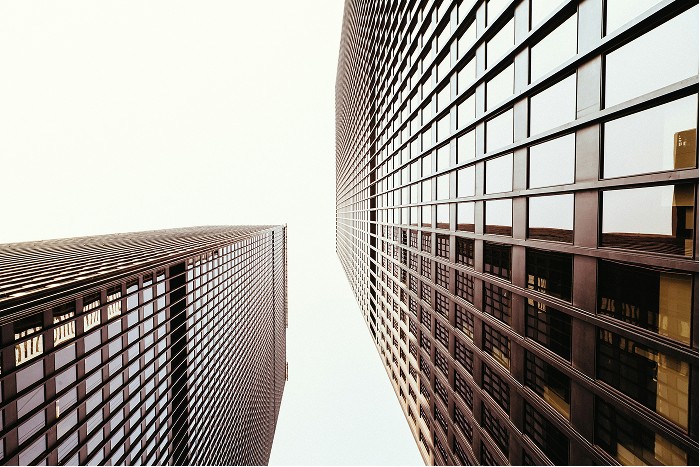 Nairobi skyscrapers reflecting Woodrow’s communications support for financial institutions like Victoria Commercial Bank.