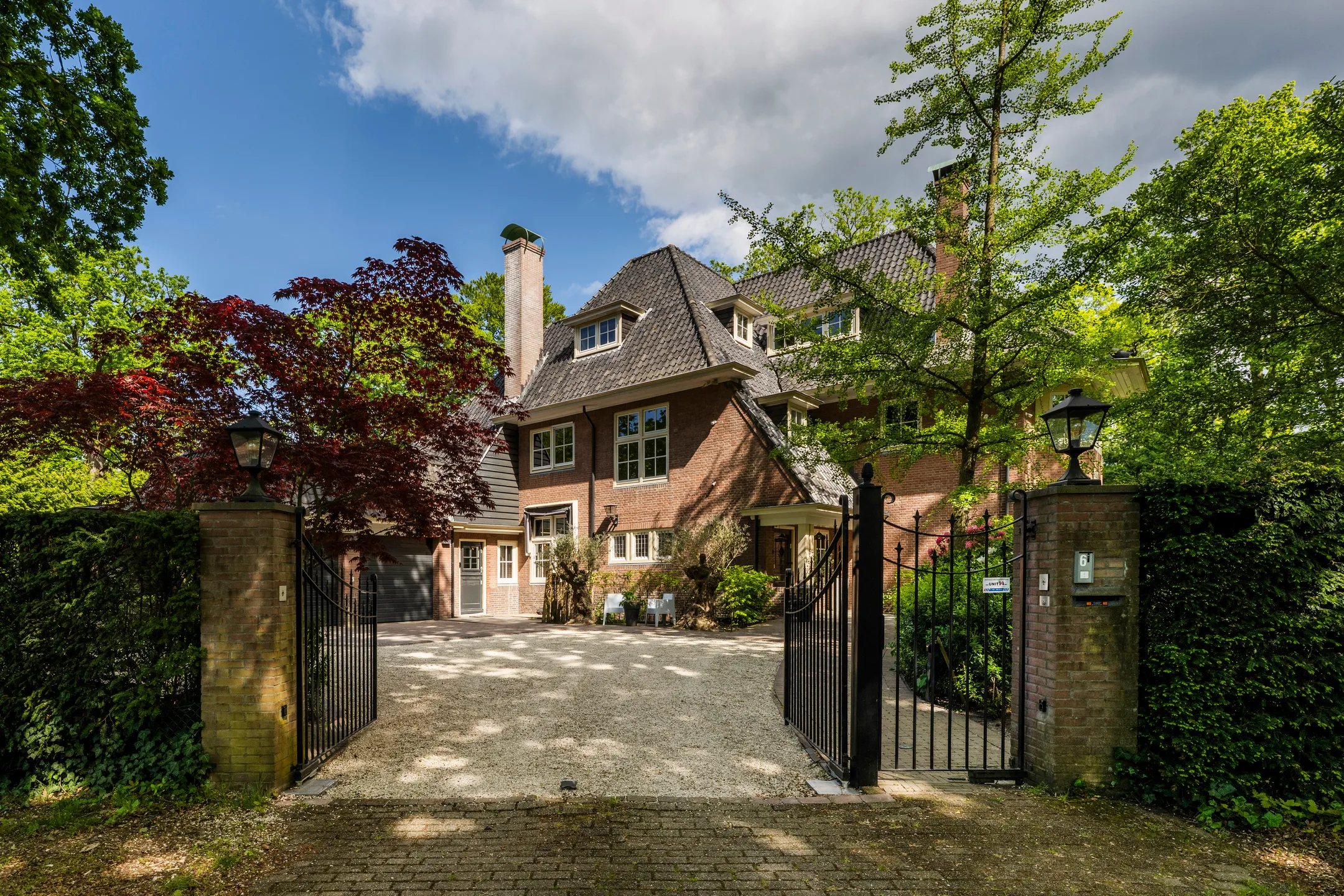 een villa aan de Meentweg in Naarden