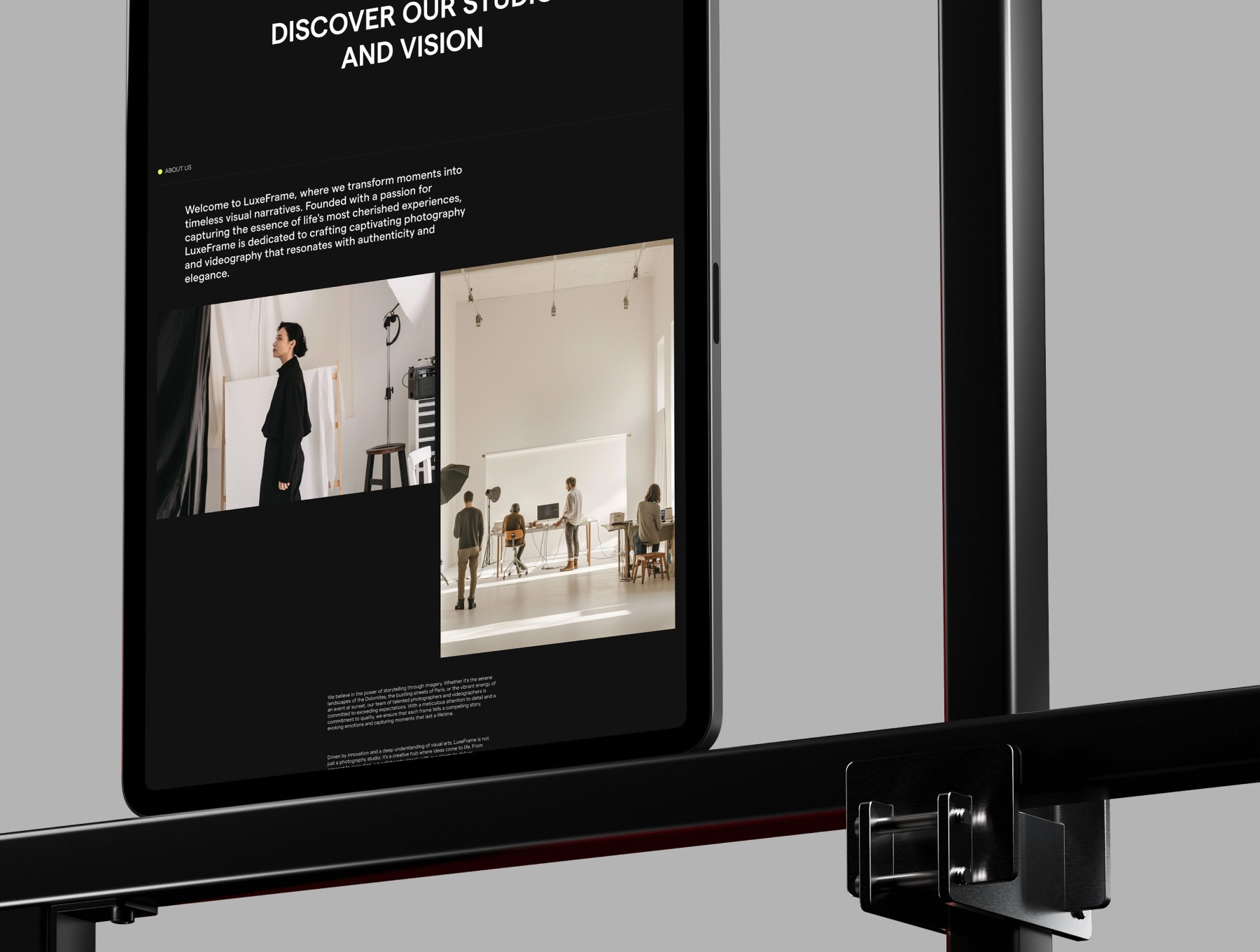 LuxeFrame - Photography Studio