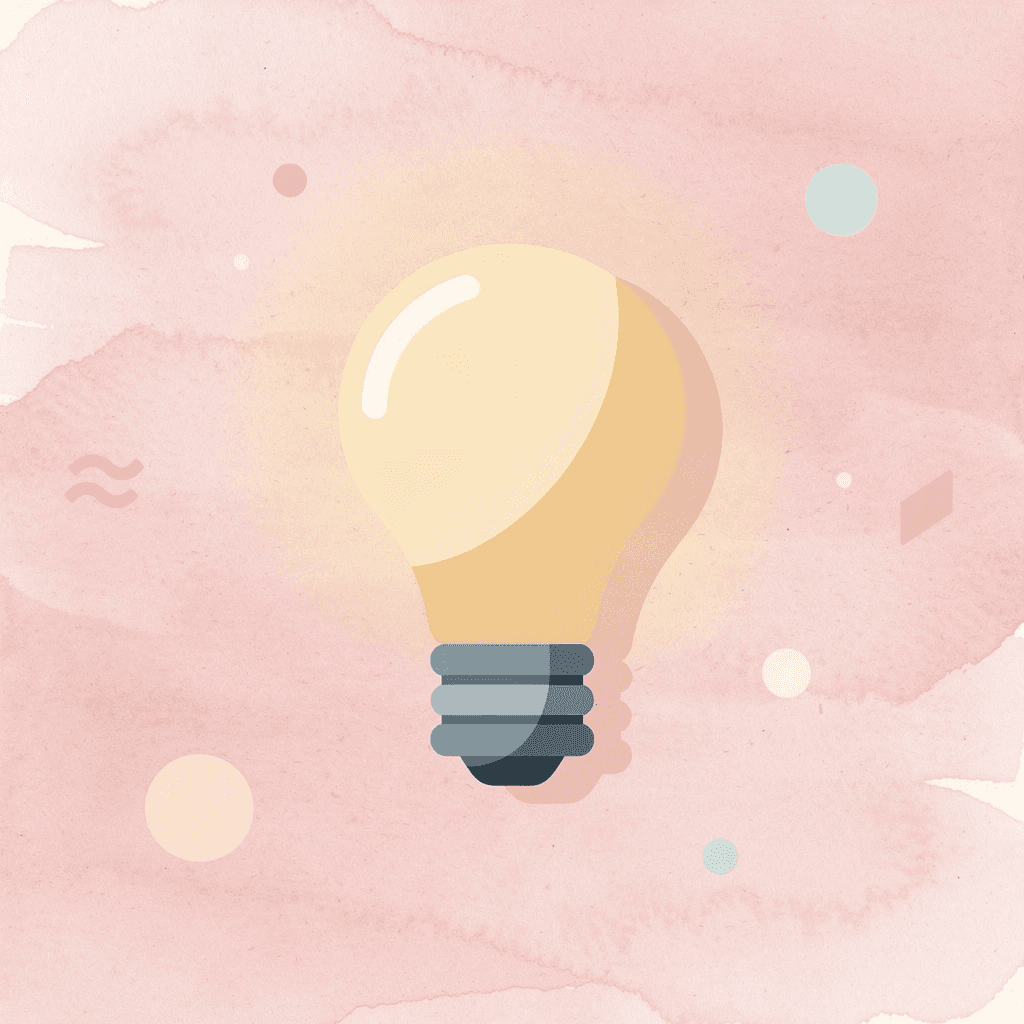 Lightbulb icon representing the moment of realization