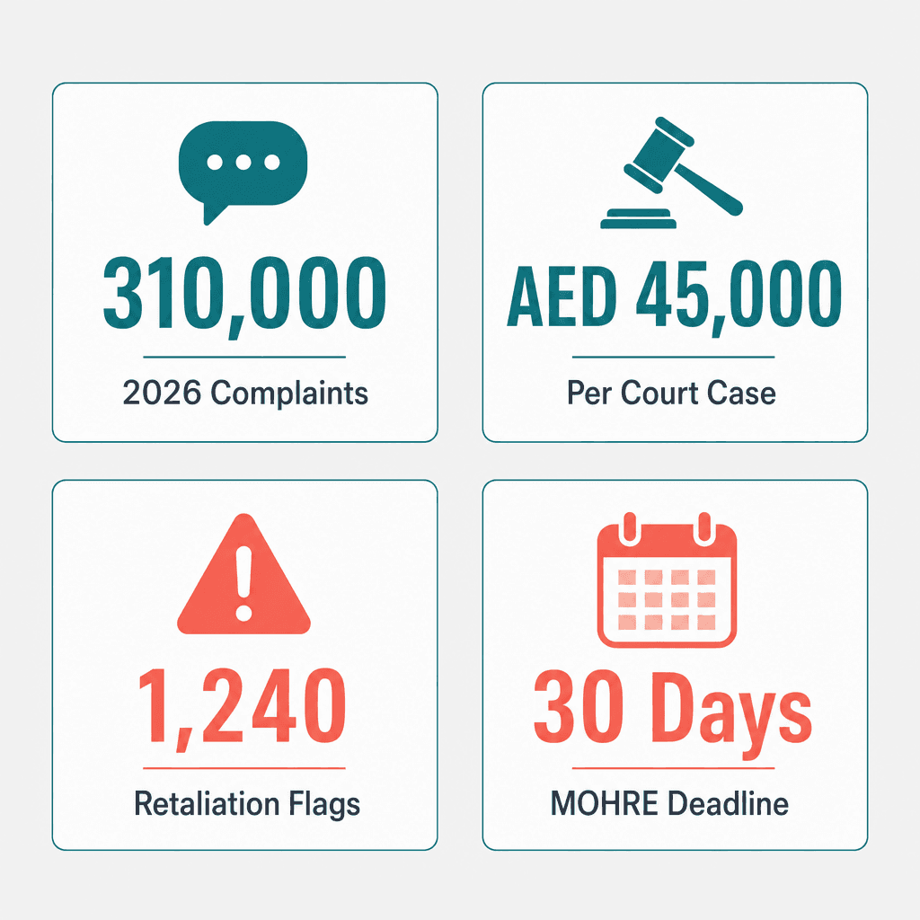 Infographic: Employee Grievance Procedures UAE - Complete Guide for Employers