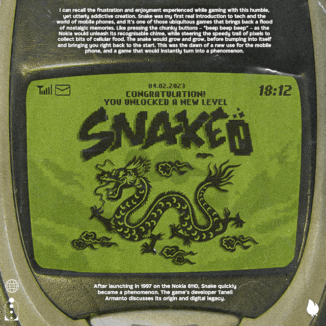 Nokia Snake game concept art