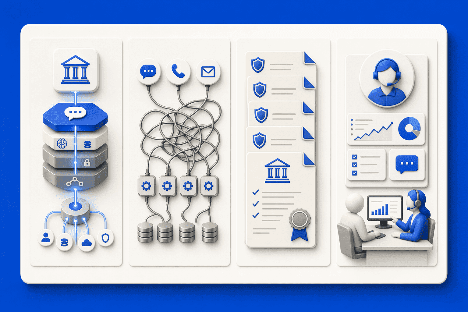 Illustration for: Platform Comparison: Integration Lift, Compliance Templates, and Managed Service