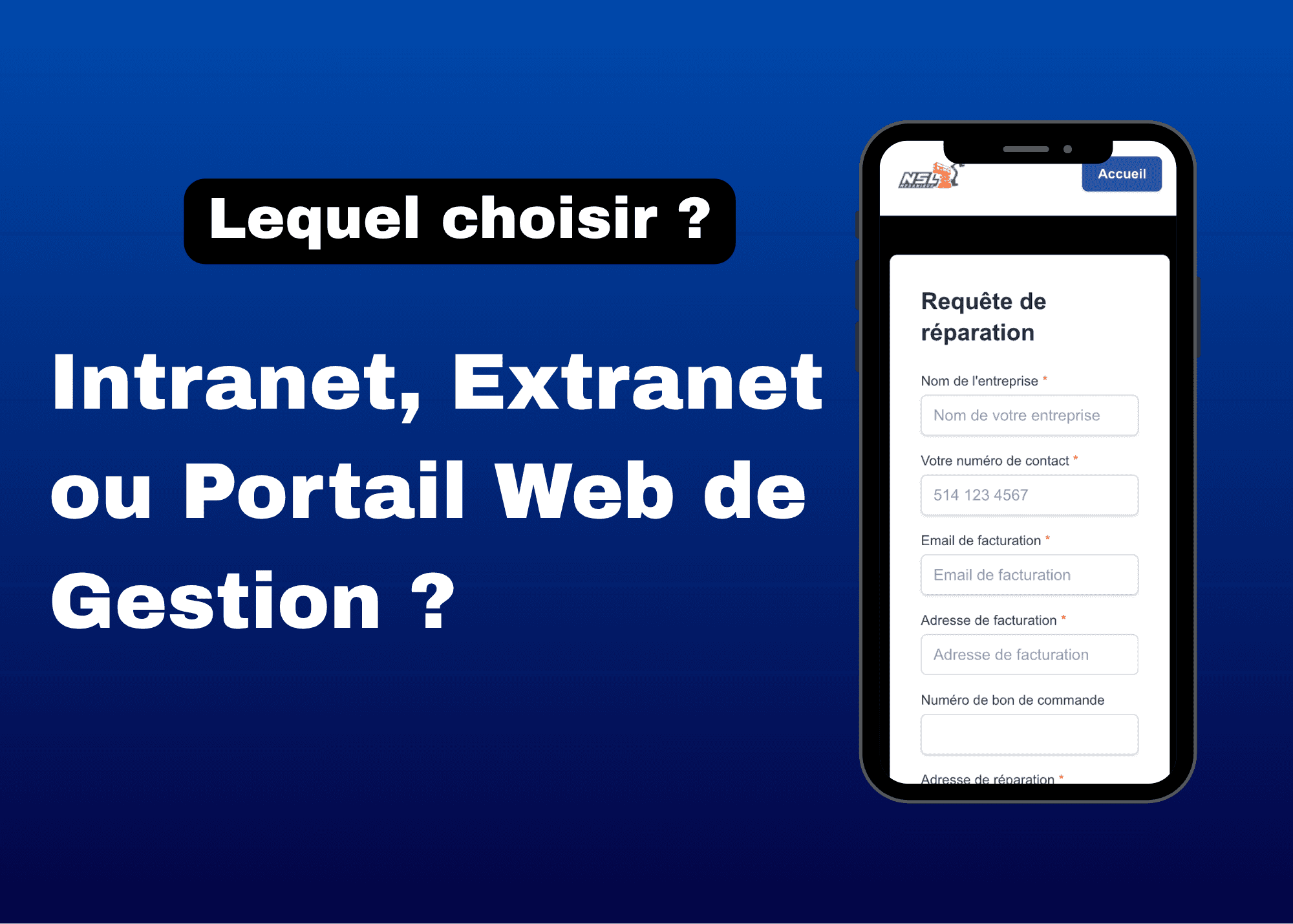 Intranet, extranet ou portail web?