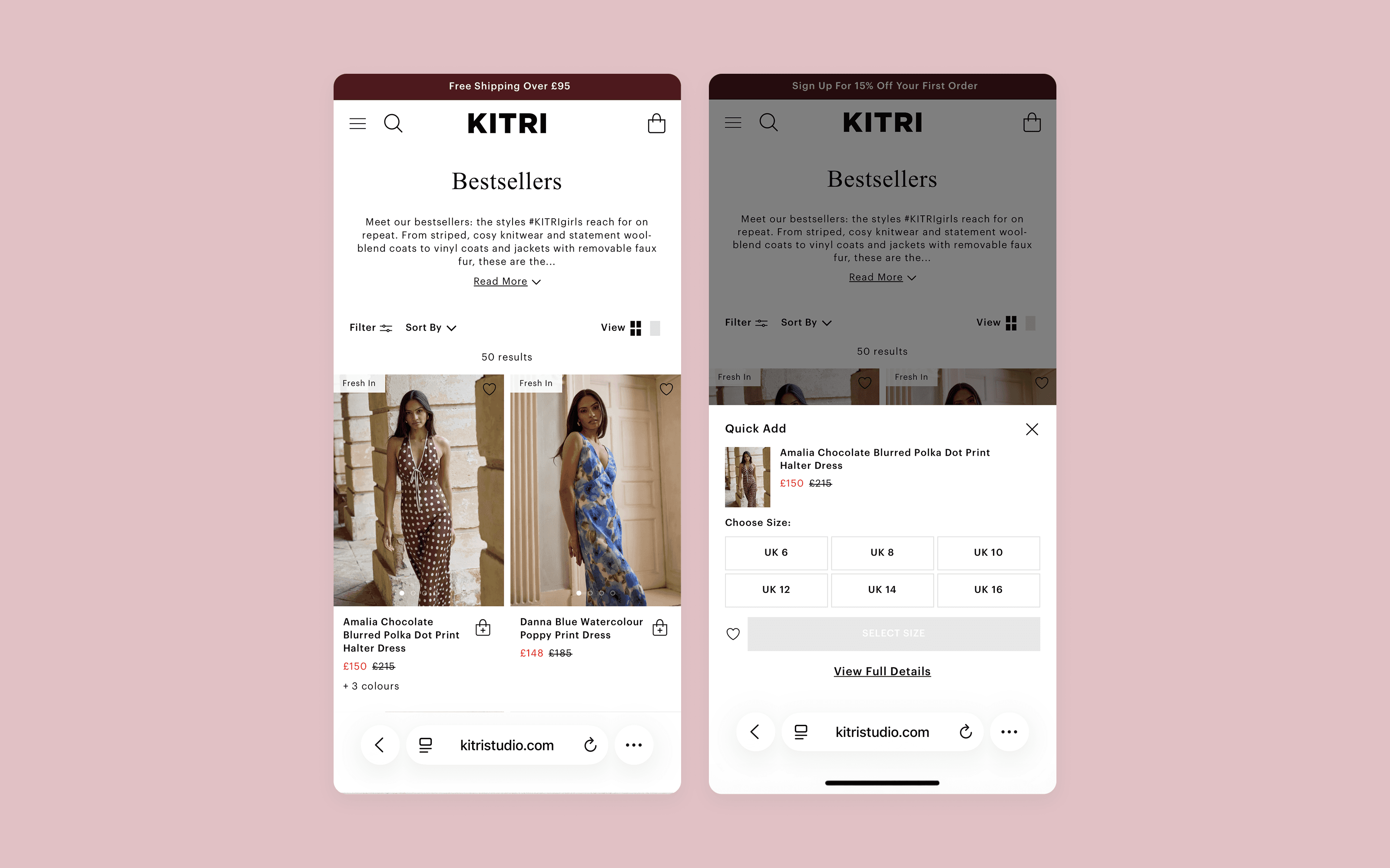 Mobile quick add