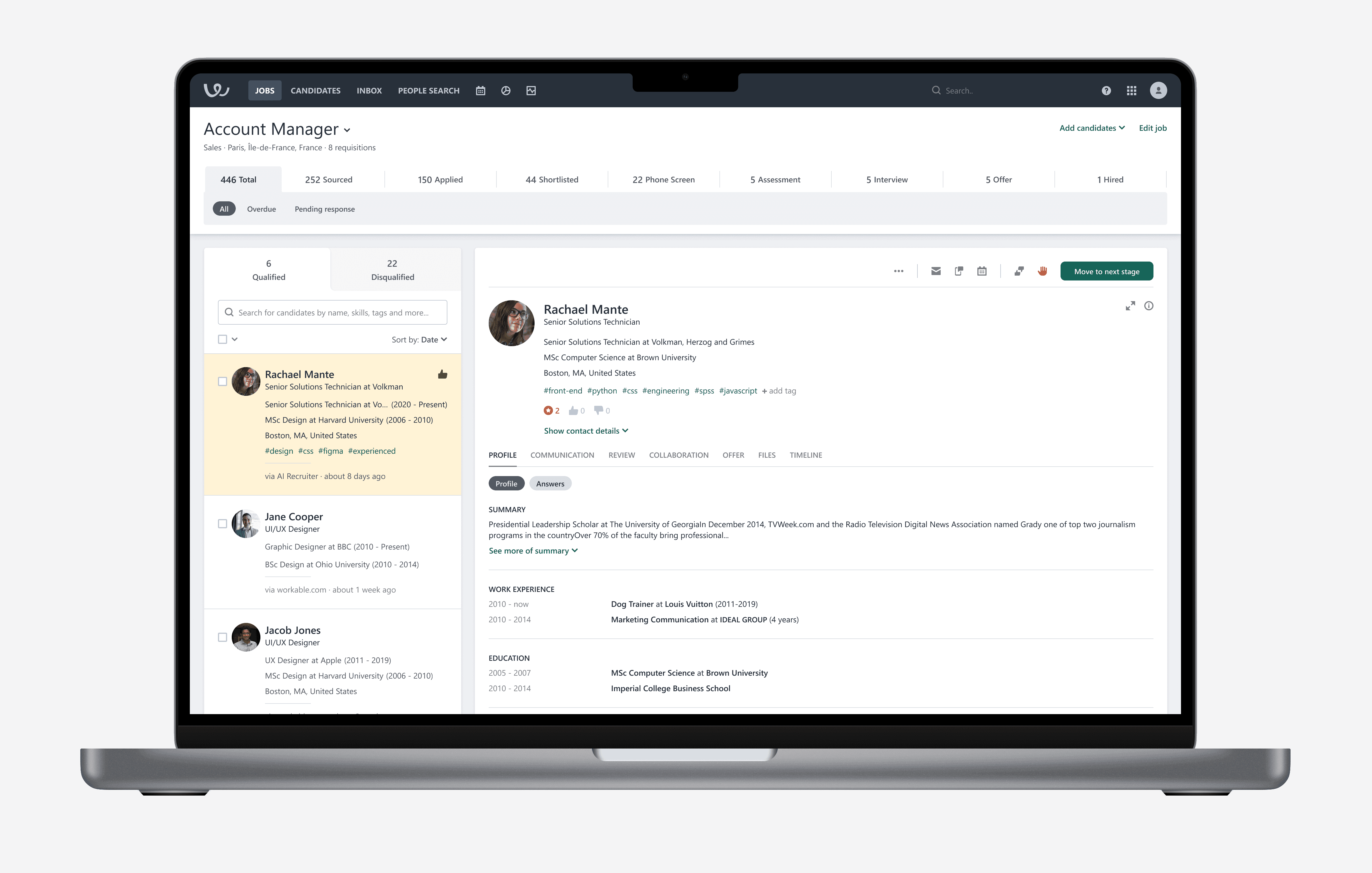 Workable Hiring Pipeline final design