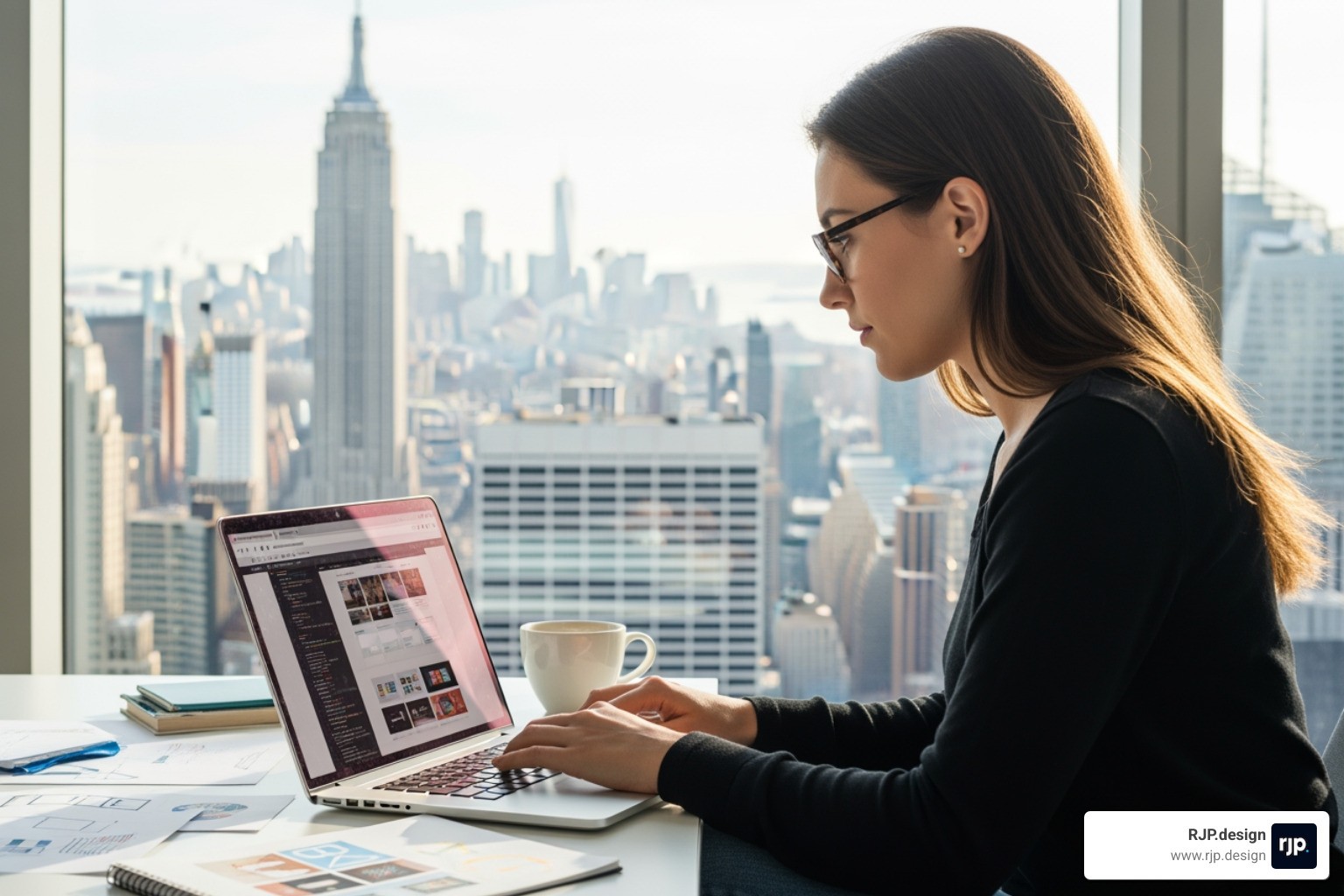 graph showing upward traffic growth due to SEO - website designer nyc