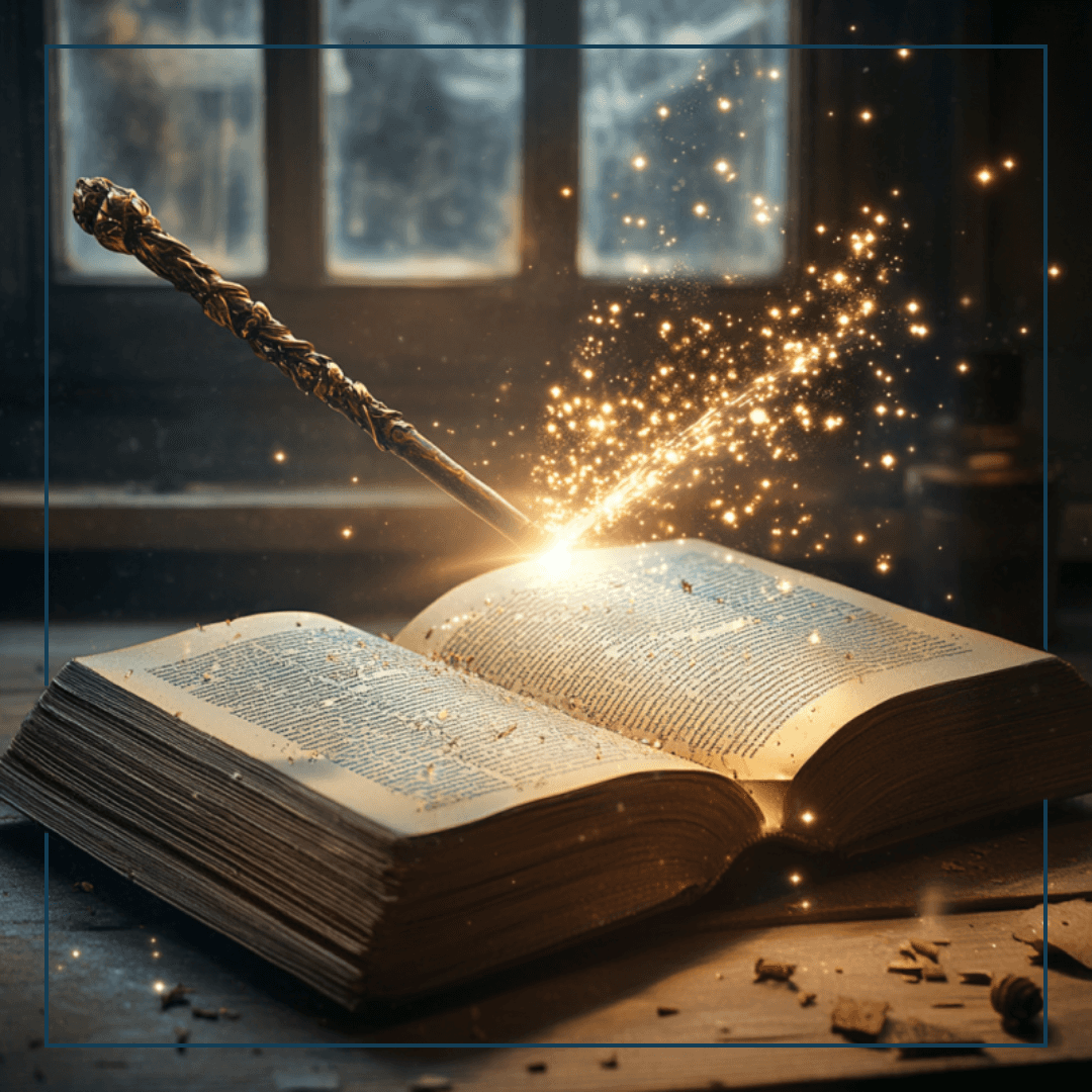 Hand mit Handy und Kompassapp, ein Schiff im Hintegrund