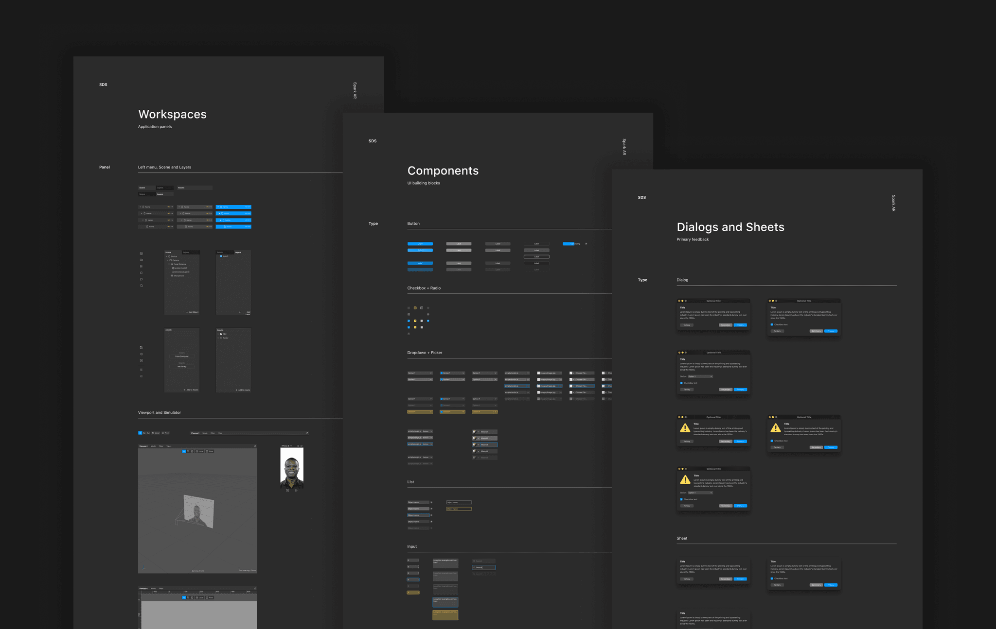 Design system pages