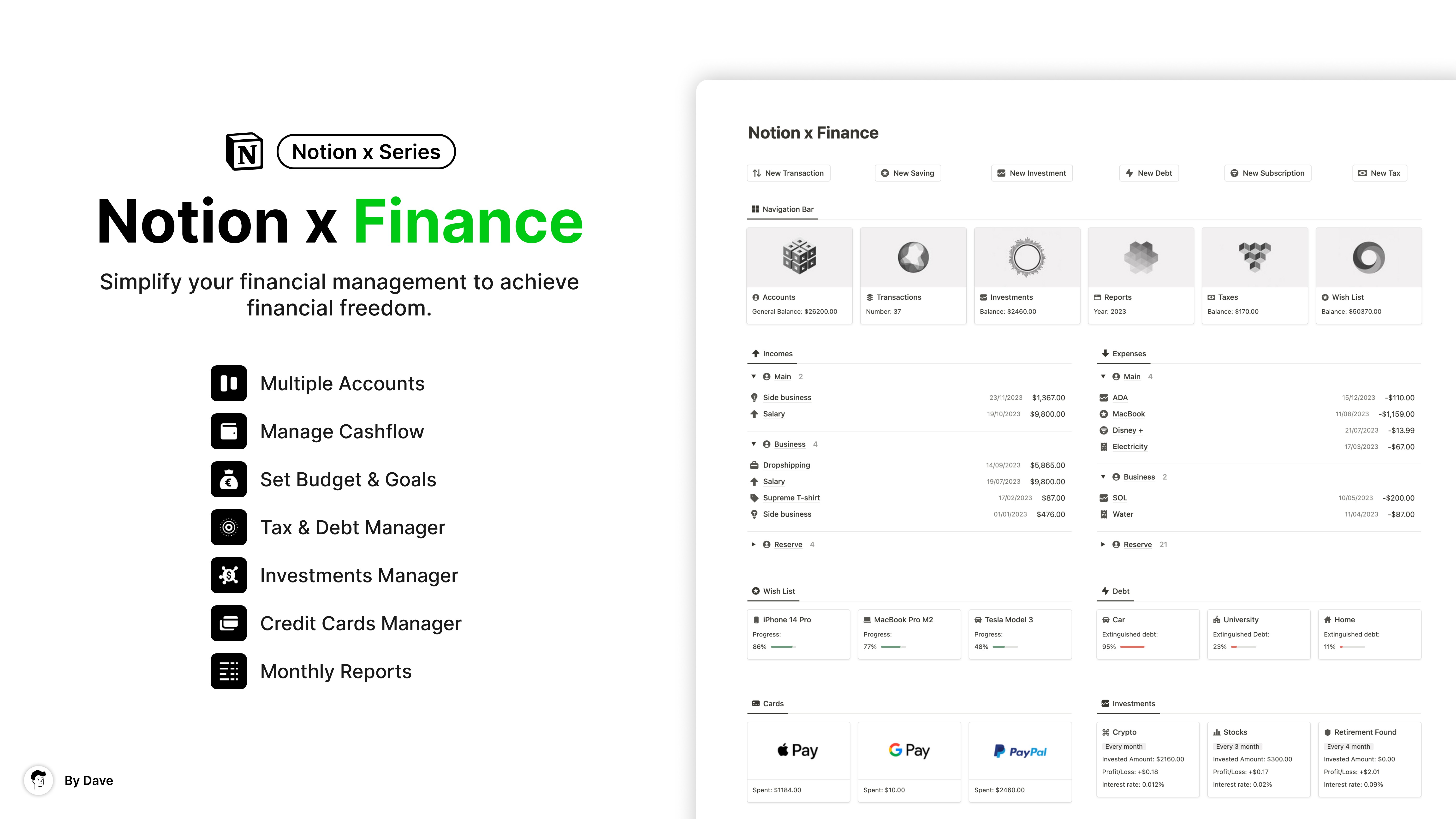 10 Best Notion Finance Tracker Templates