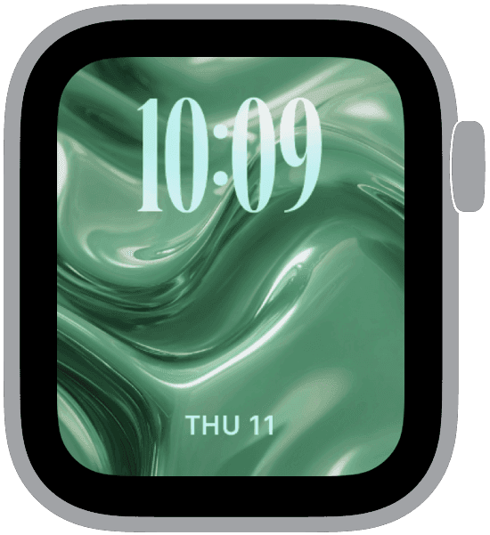 A selection from the Lucky Glass Apple Watch face collection