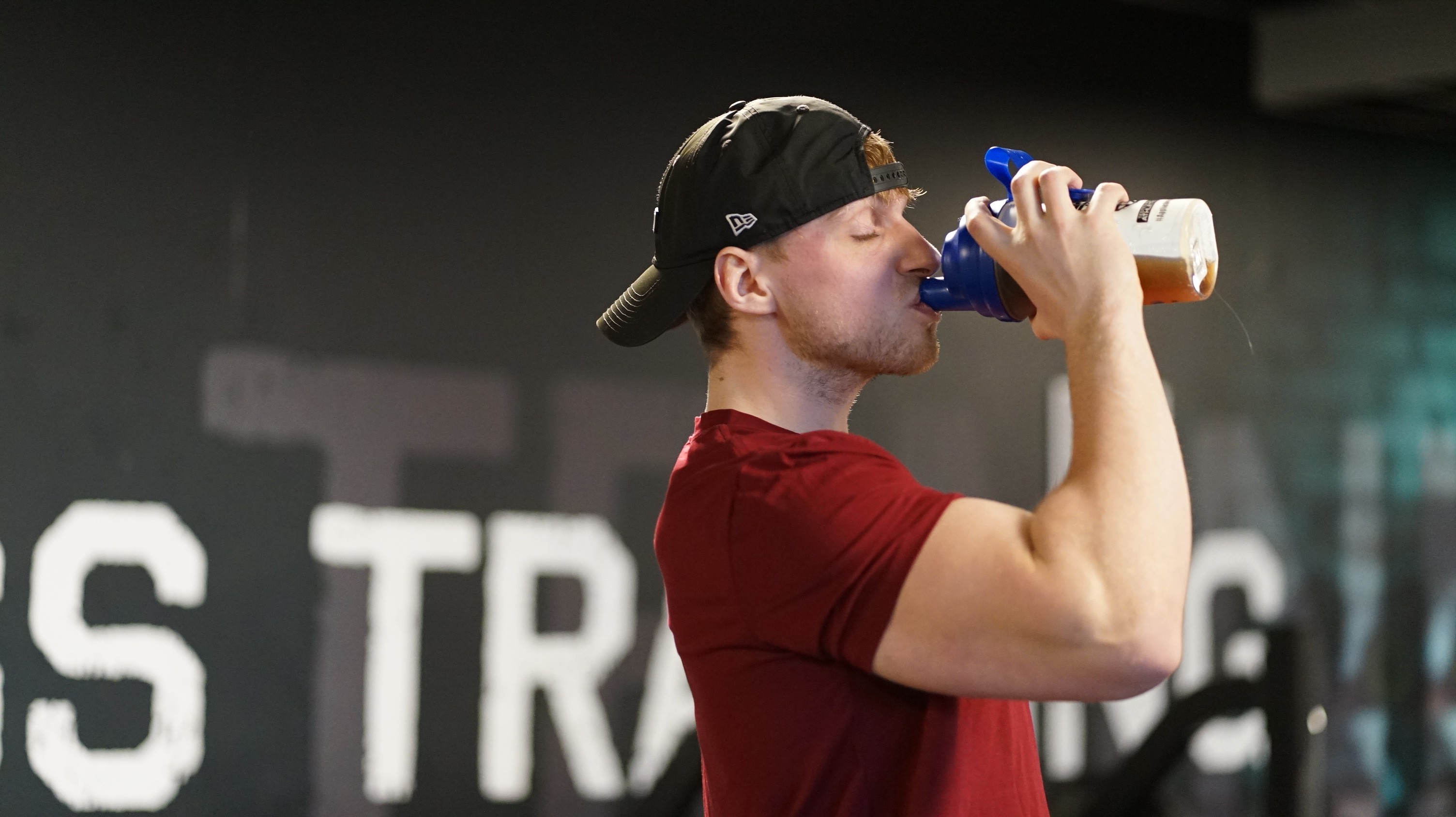 Coach explaining stuff to an athlete