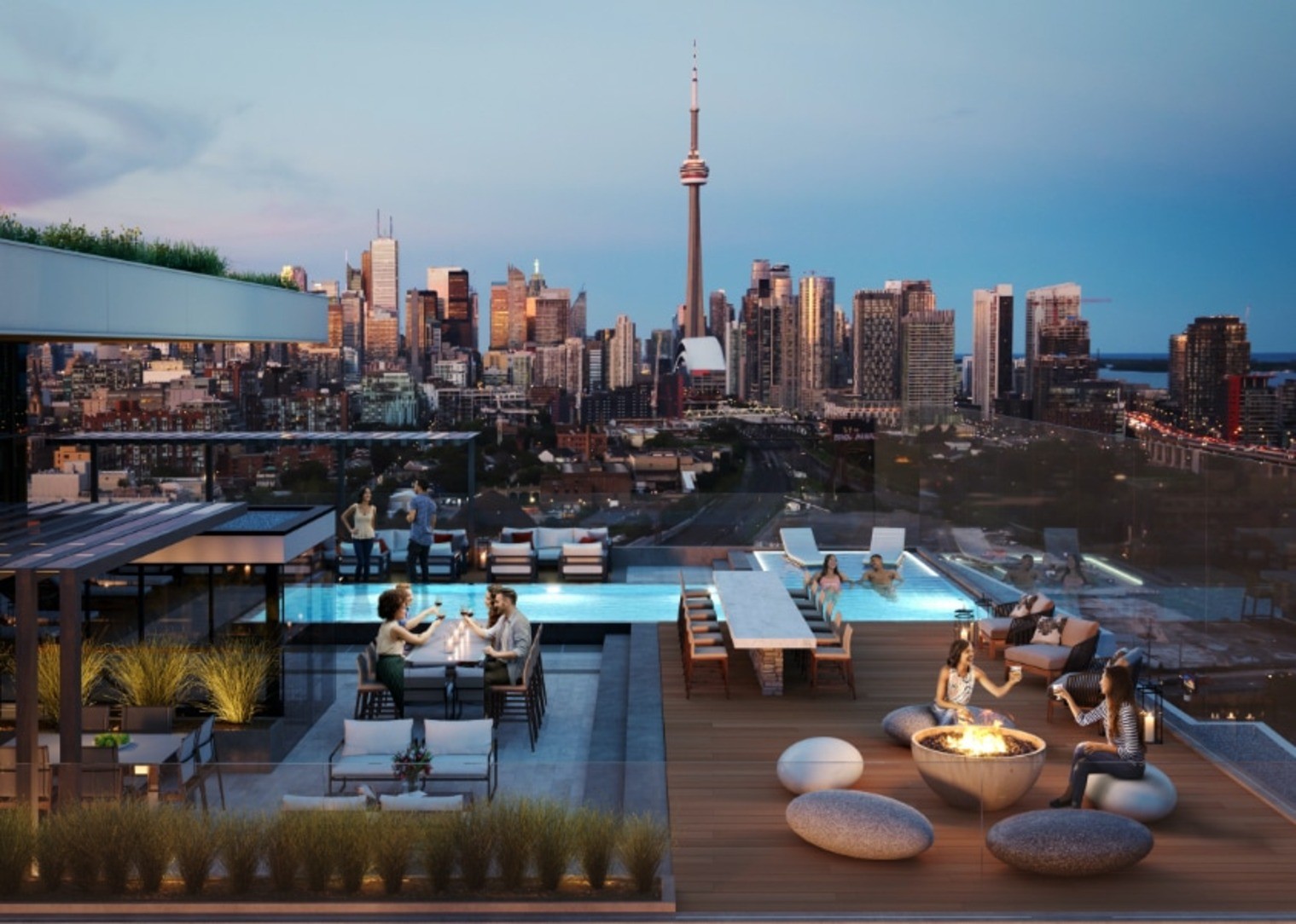 A Fitzrovia property overlooking the Toronto skyline