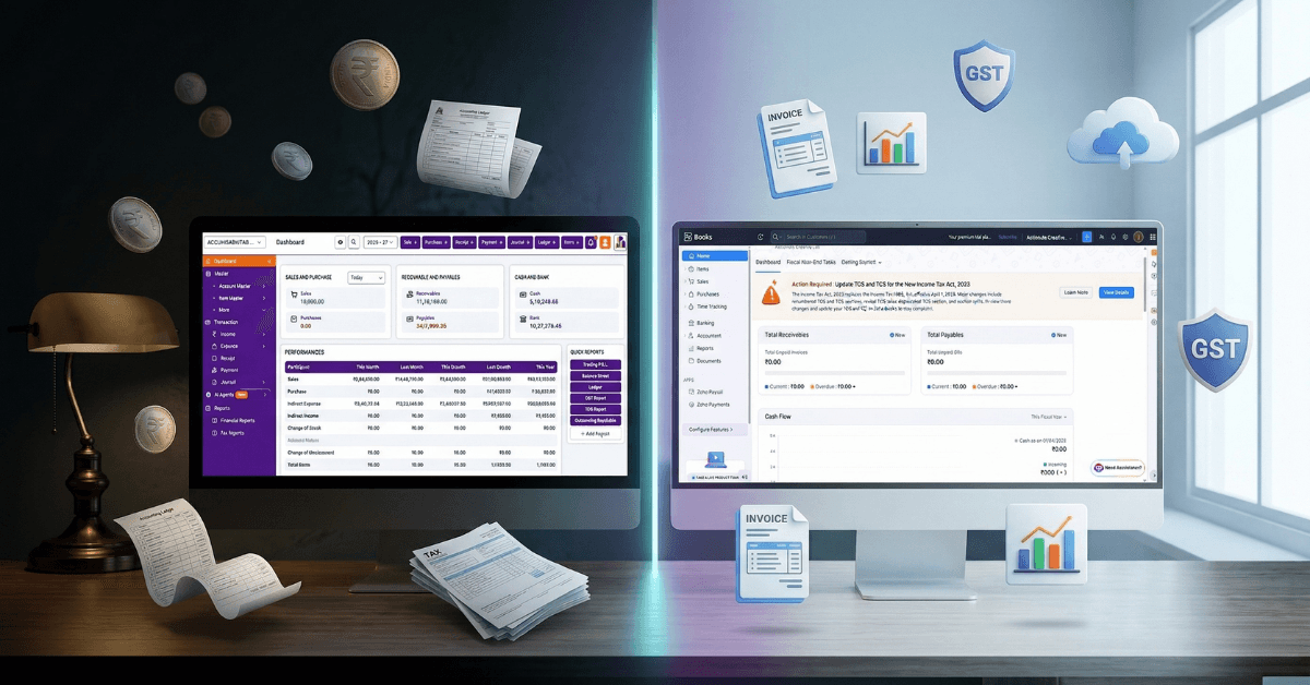 hisabkitab vs Zoho books