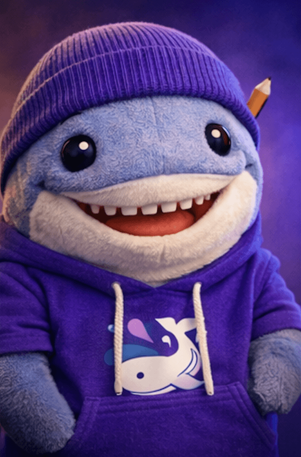 a pink and purple photo of a body of water