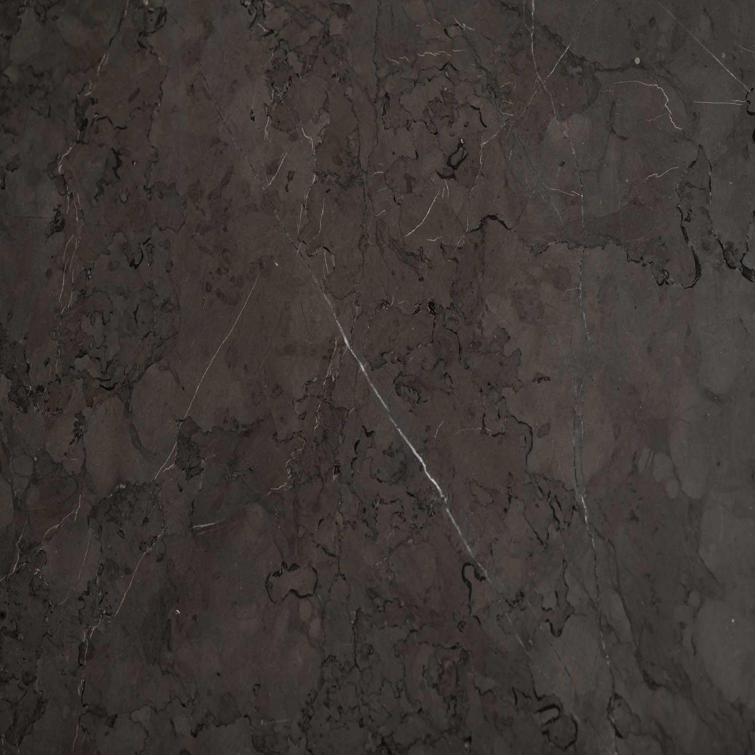 Dark gray plate with contrasting veins