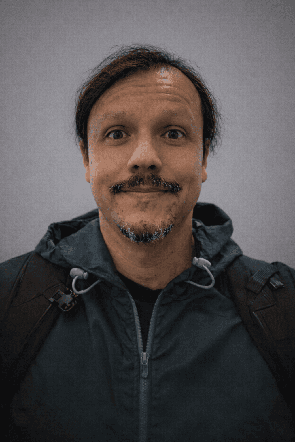 Portrait of portfolio creator – front view