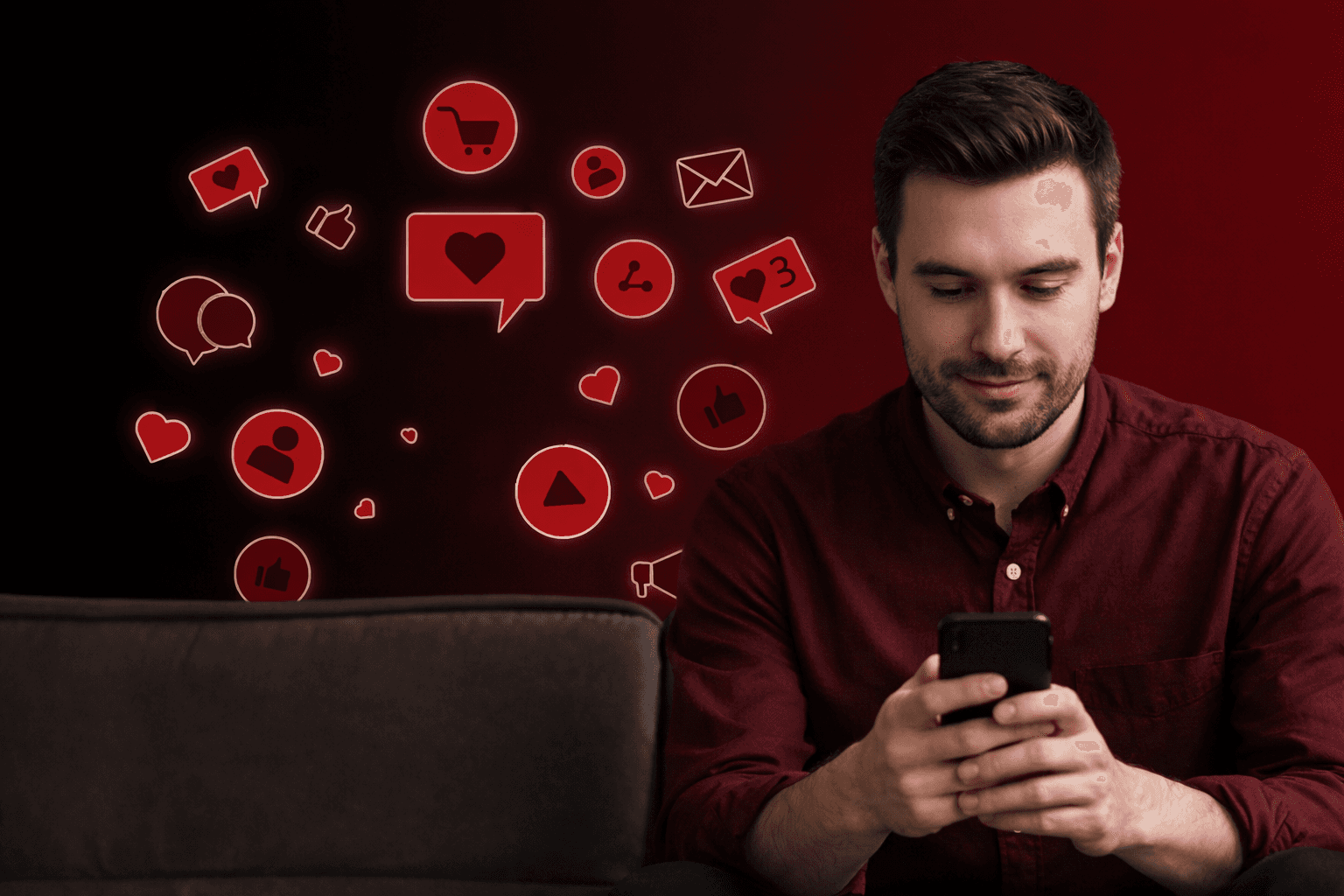 Professional team analyzing audience insights for social media campaigns