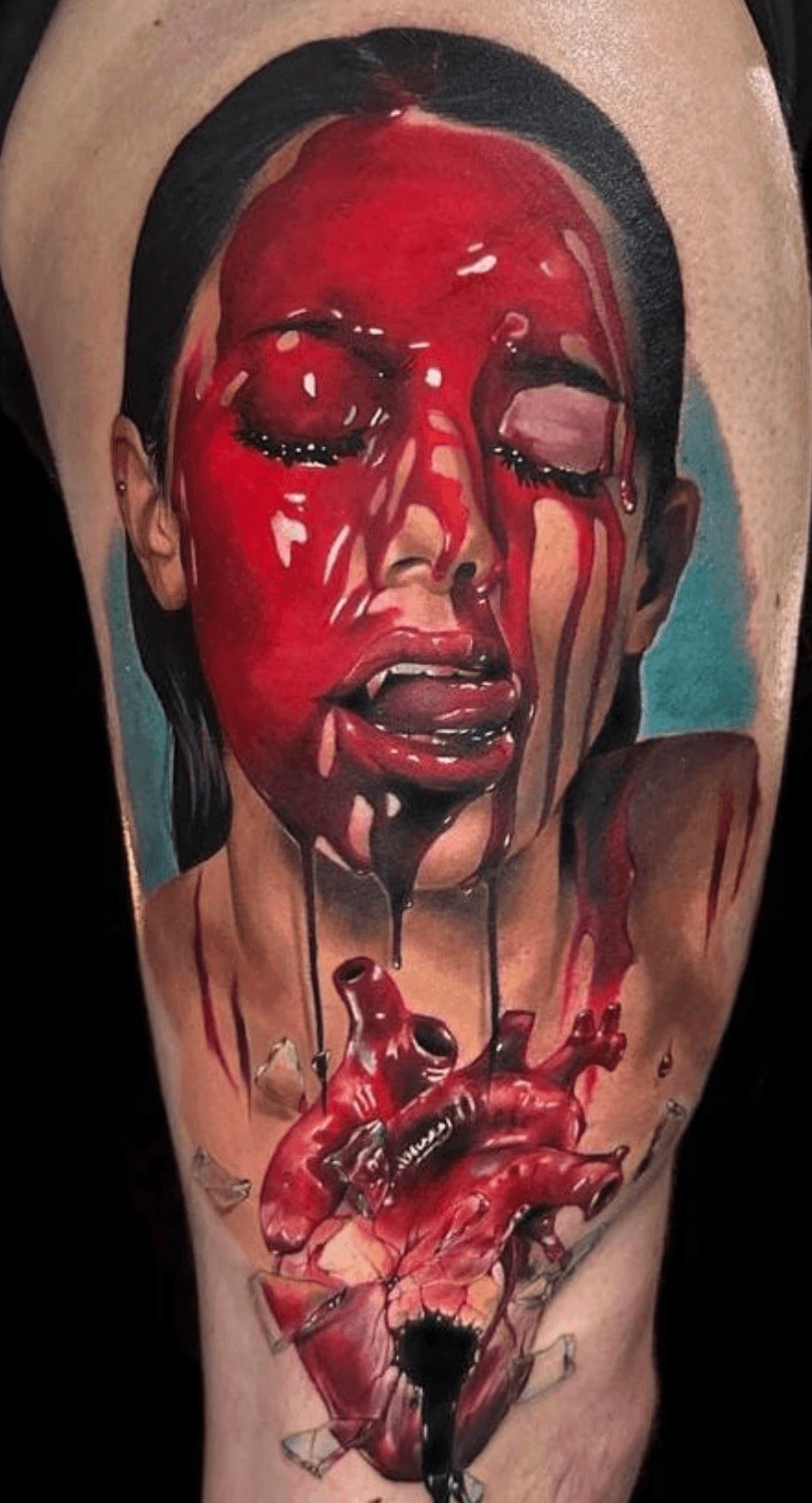 Please note: Due to the additional time, detail, and materials involved, color realism tattoos are currently priced at 800 € for a full-day session. All other styles remain available at the 700 € day-session rate for a limited time.