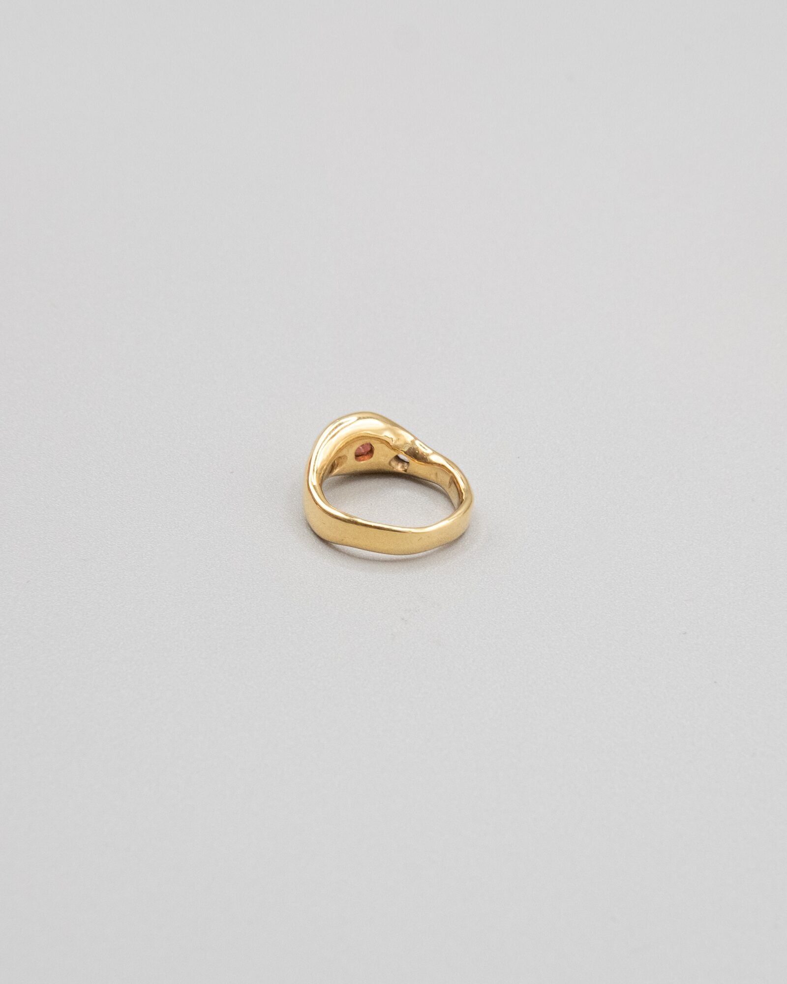 Trila Ring Gold Garnet Topaz