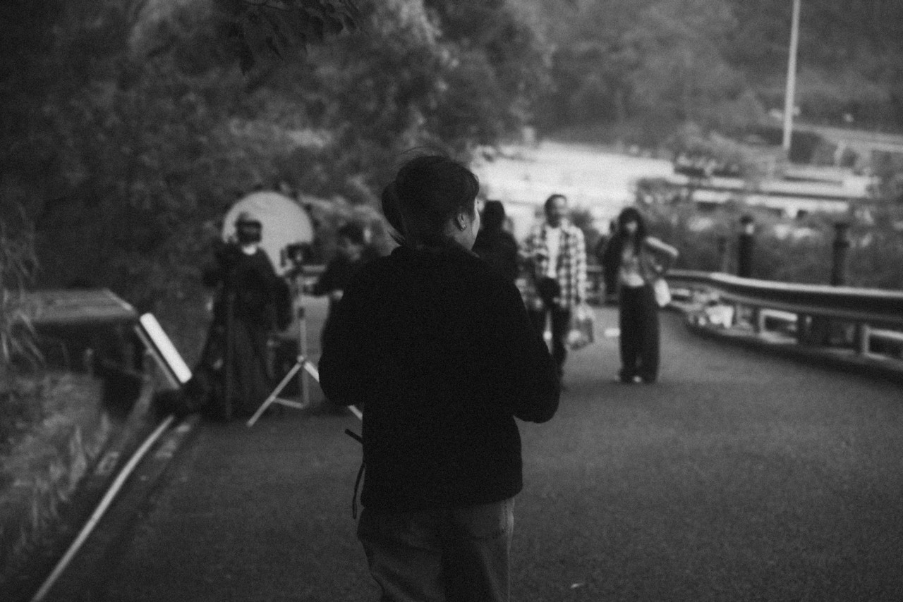 the director is directing the whole team