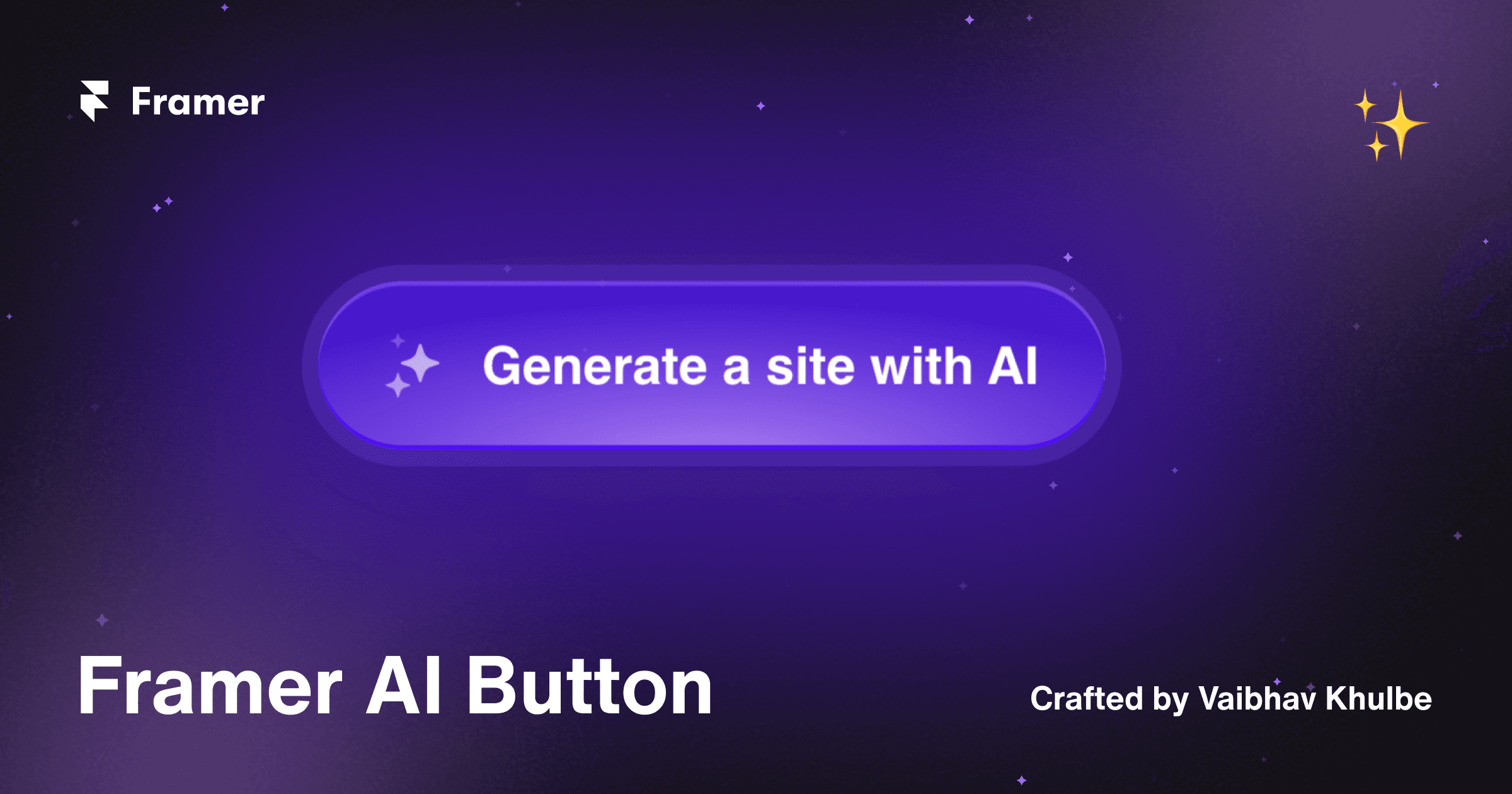 Framer AI Button Component