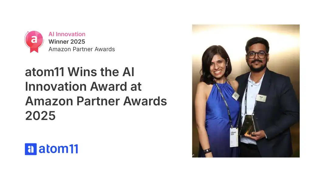atom11 Wins the AI Innovation Award @@ atom11 Wins the AI Innovation Award