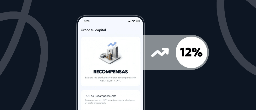 Recompensas en Littio al 12% E.A en dólares digitales