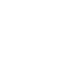 White line art icon of a sliding door with an arrow, representing modern room entryways.