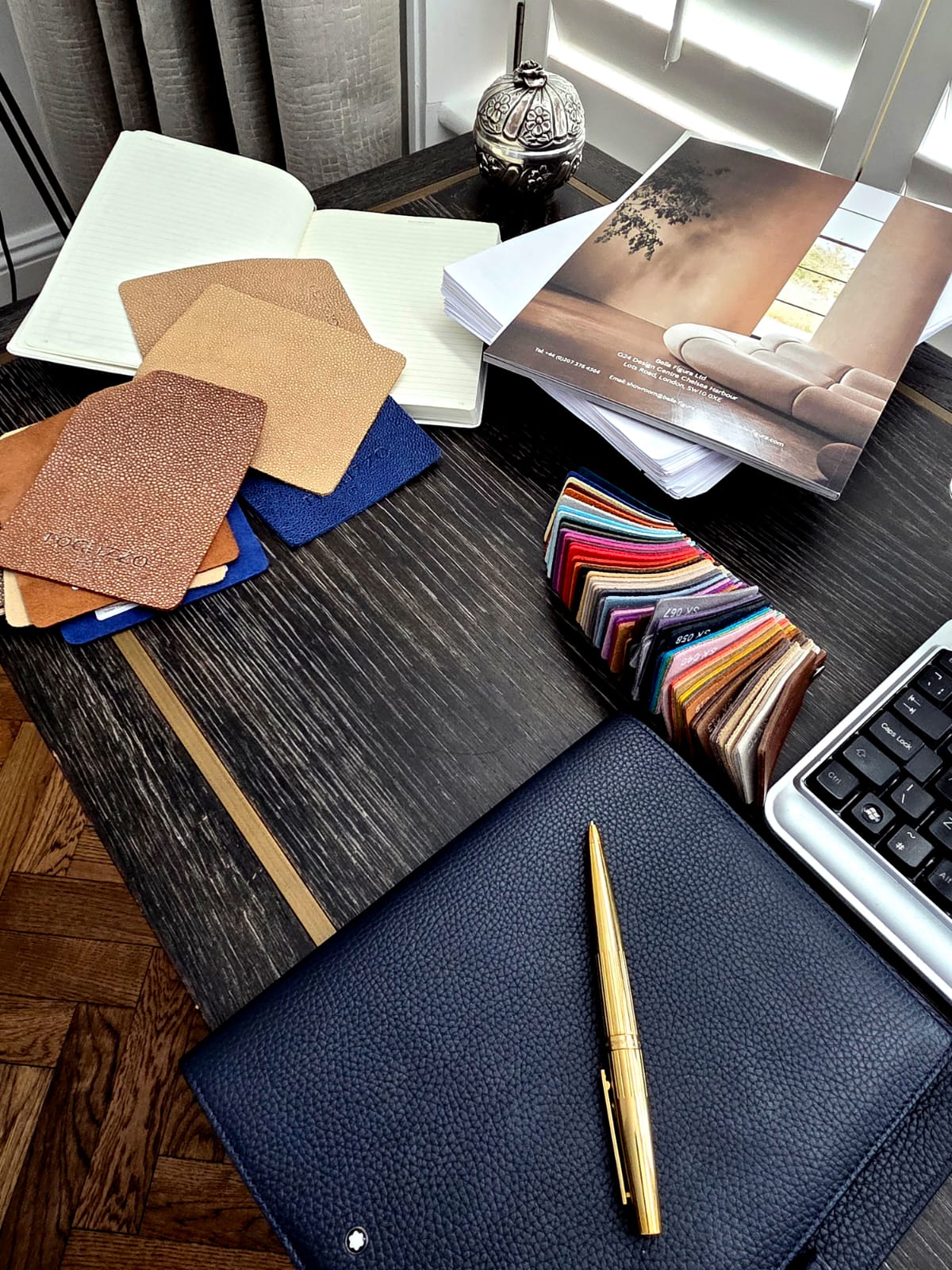 Audesign it.com Colour swatches Anya interior design