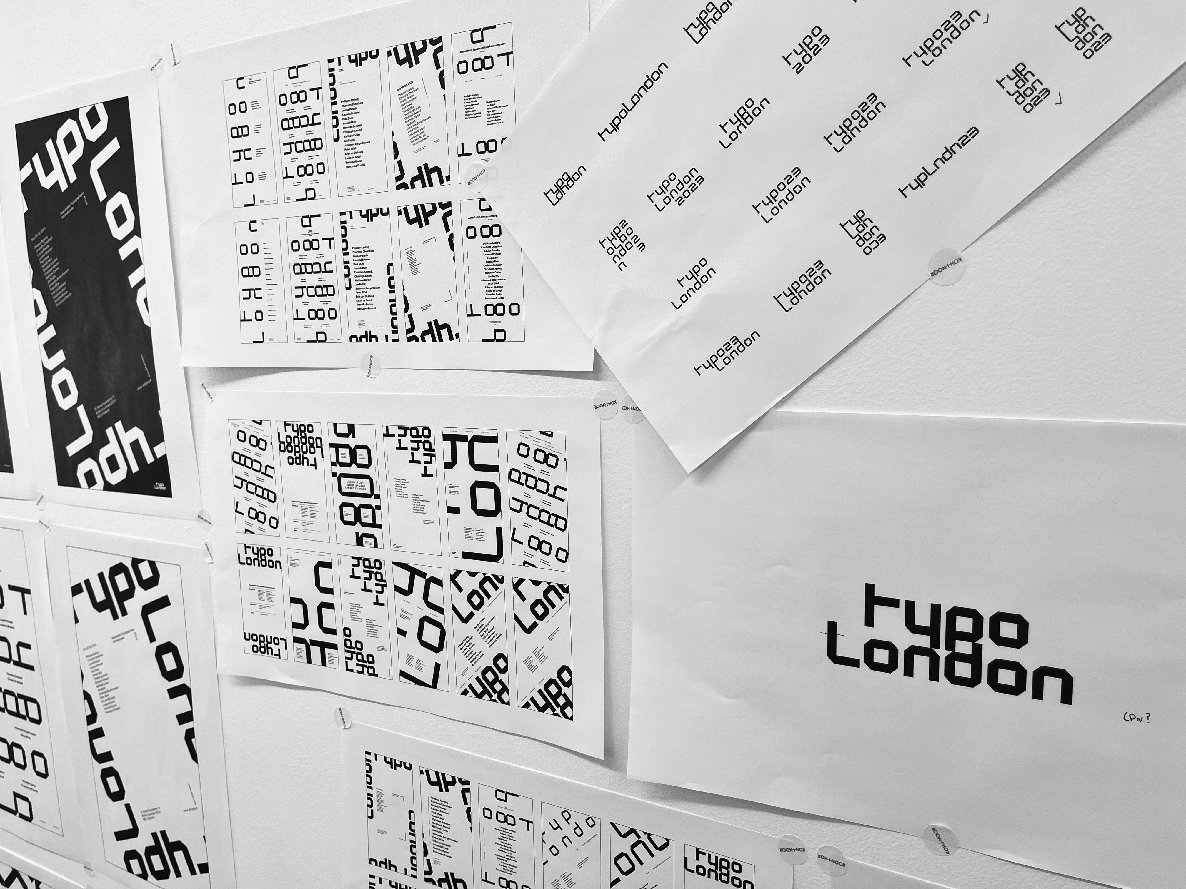 TYPLDN process photo showing printed identity details