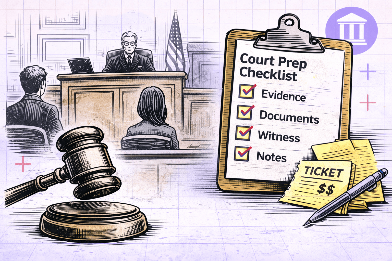 Virginia traffic court preparation checklist guide