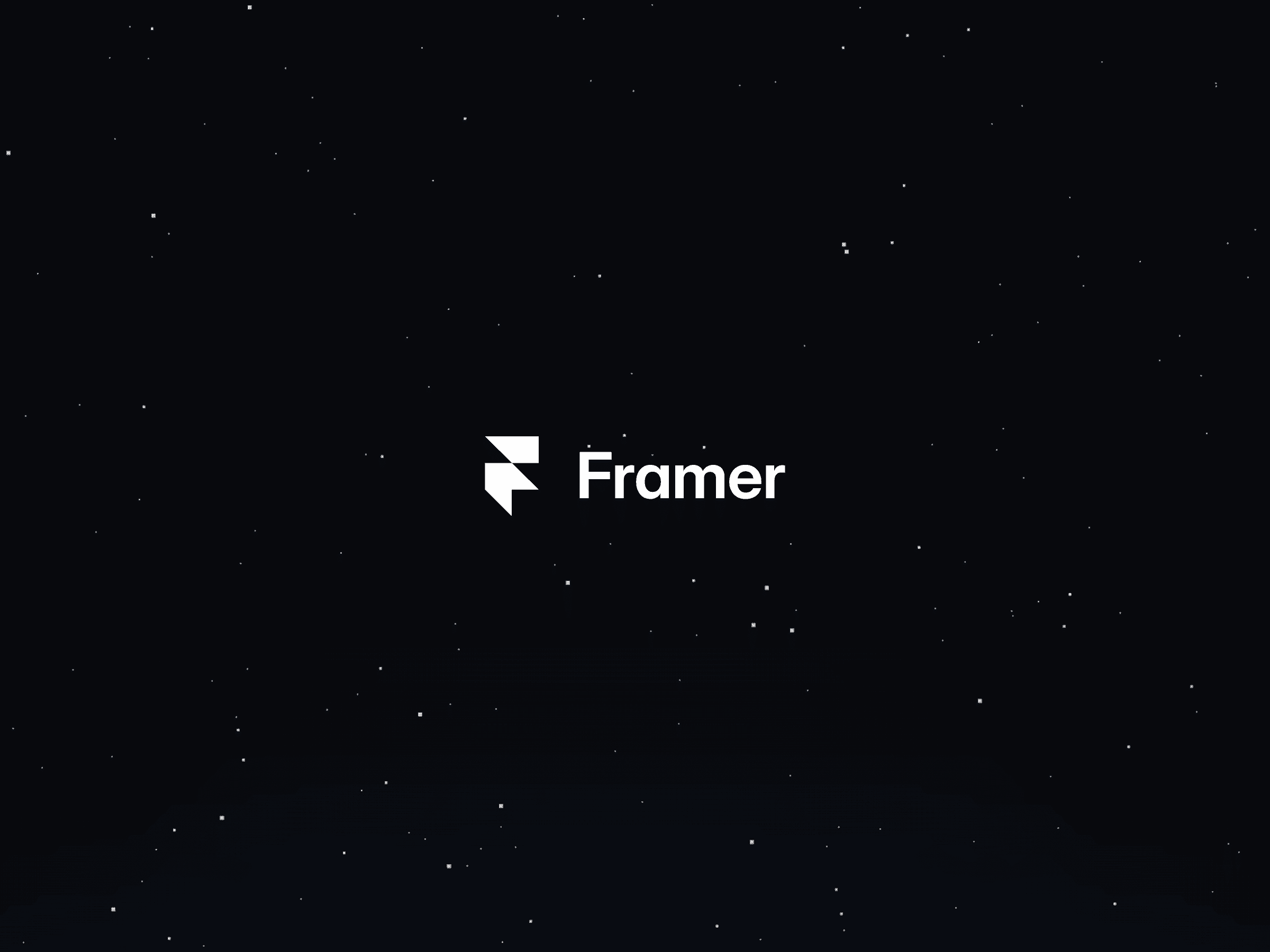 Minimalist dark cover featuring the Framer logo, representing the secret weapon for SaaS and AI founders in the Luna UI ecosystem.